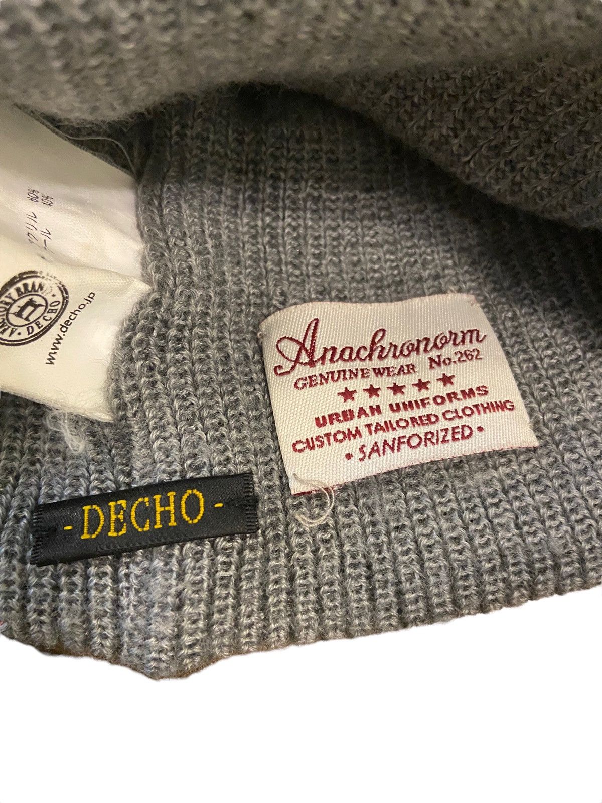 ANACHRONORM GRAIL🔥Anachronorm 🇯🇵 Worker Wool Blend Beenie Hat Size ONE SIZE - 4 Thumbnail