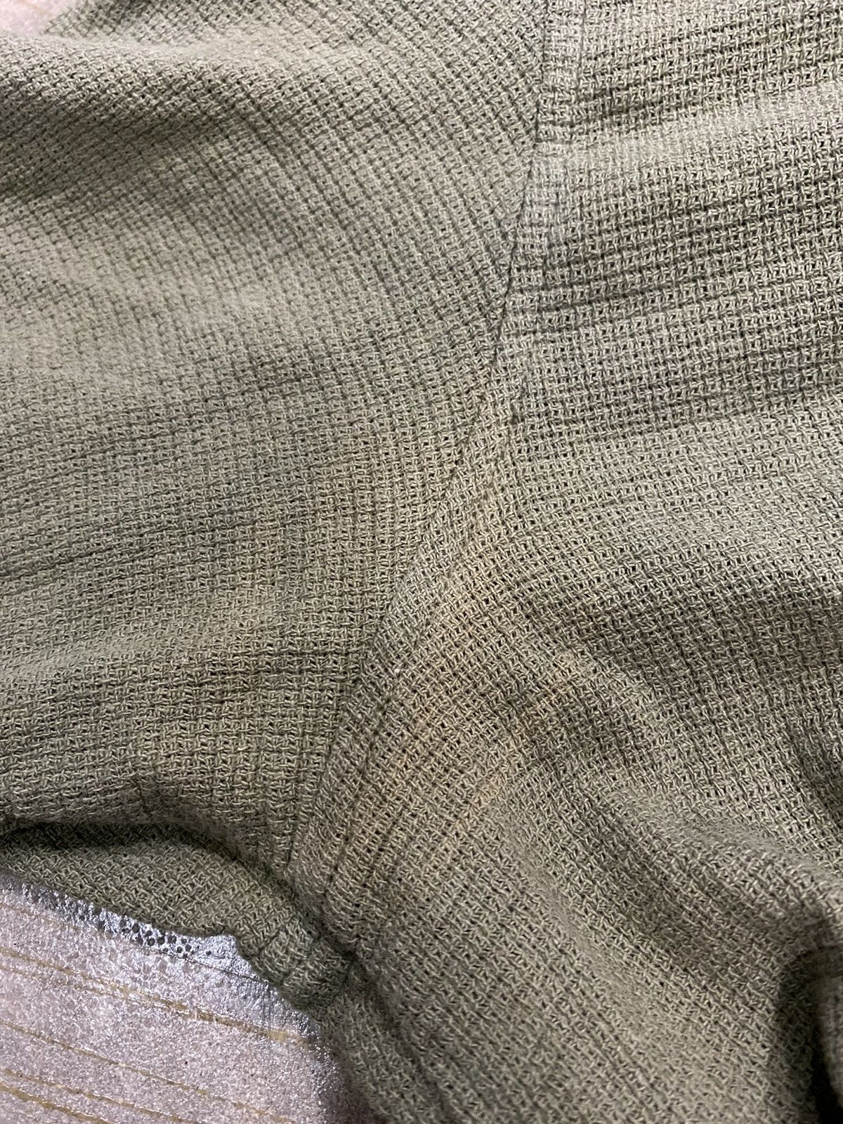 Stussy × Vintage 90s olive button up Size US L / EU 52-54 / 3 - 7 Thumbnail