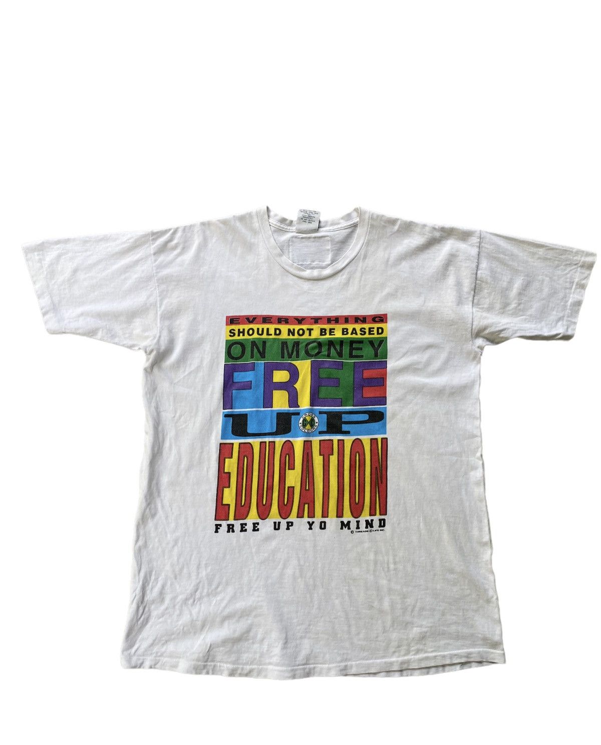 Cross Colours × Rap Tees 90s poem tee Size US XL / EU 56 / 4 - 1 Thumbnail