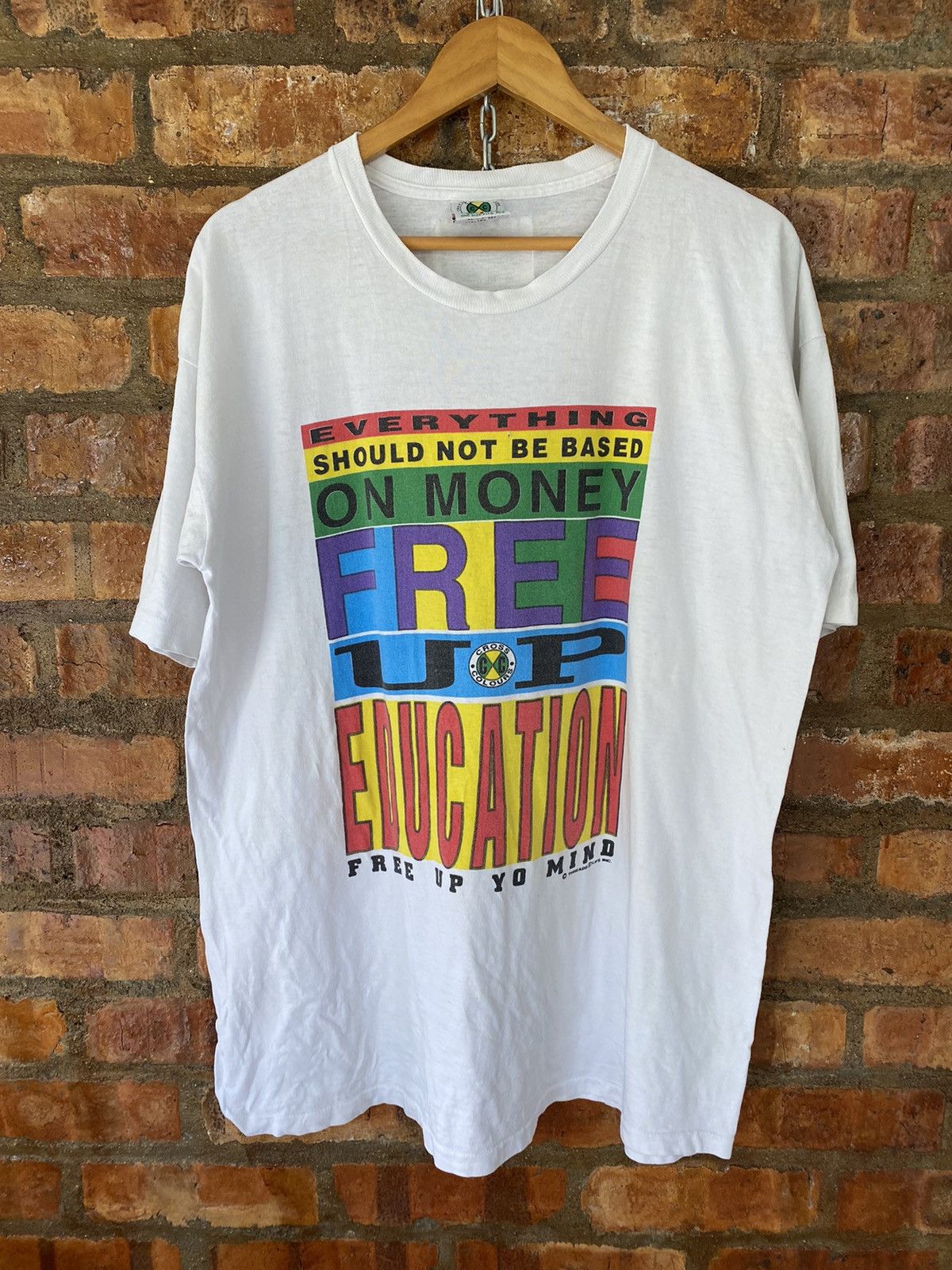 Cross Colours × Rap Tees 90s poem tee Size US XL / EU 56 / 4 - 2 Thumbnail