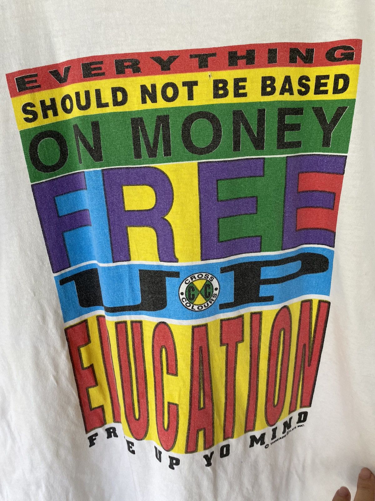 Cross Colours × Rap Tees 90s poem tee Size US XL / EU 56 / 4 - 3 Thumbnail