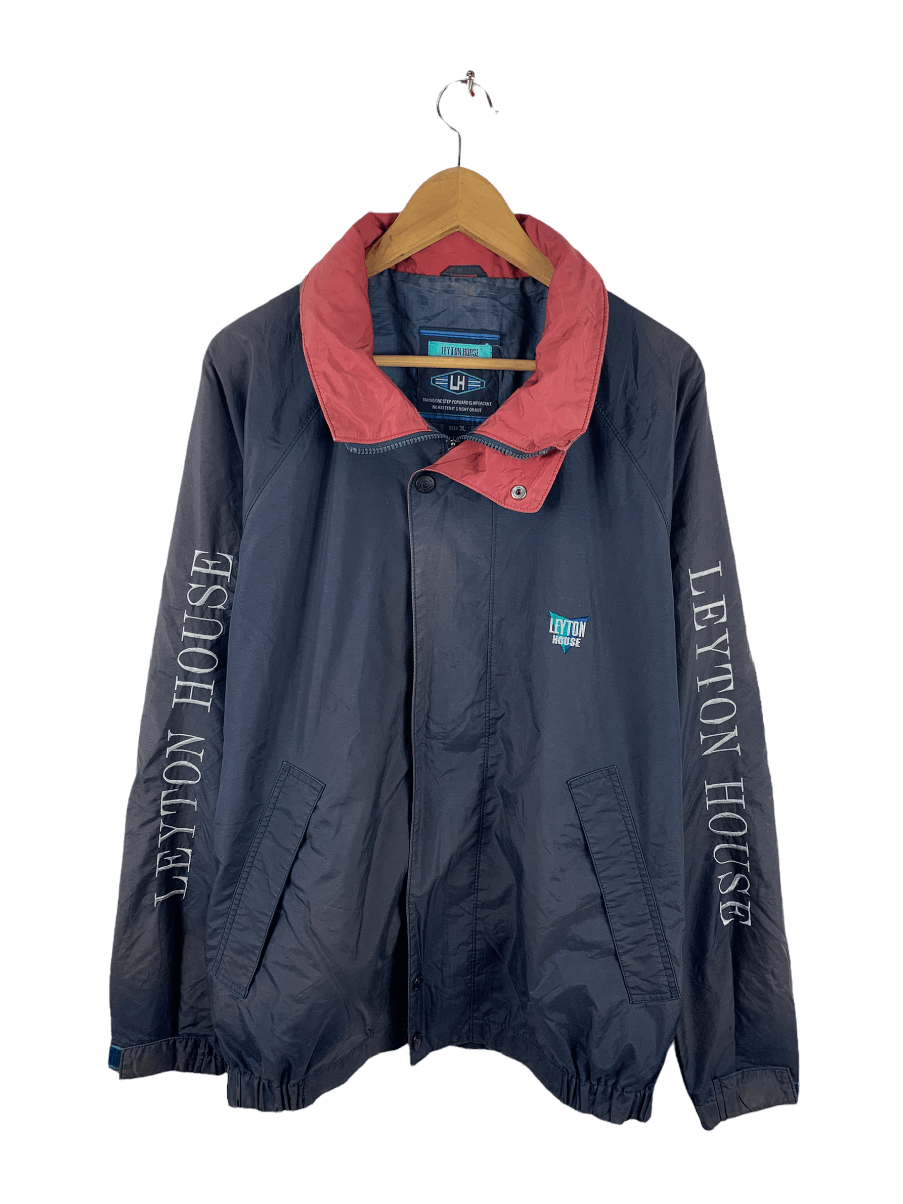 Japanese Brand 🔥Vintage Leyton House Light Zipper Jacket Size US XL / EU 56 / 4 - 1 Thumbnail