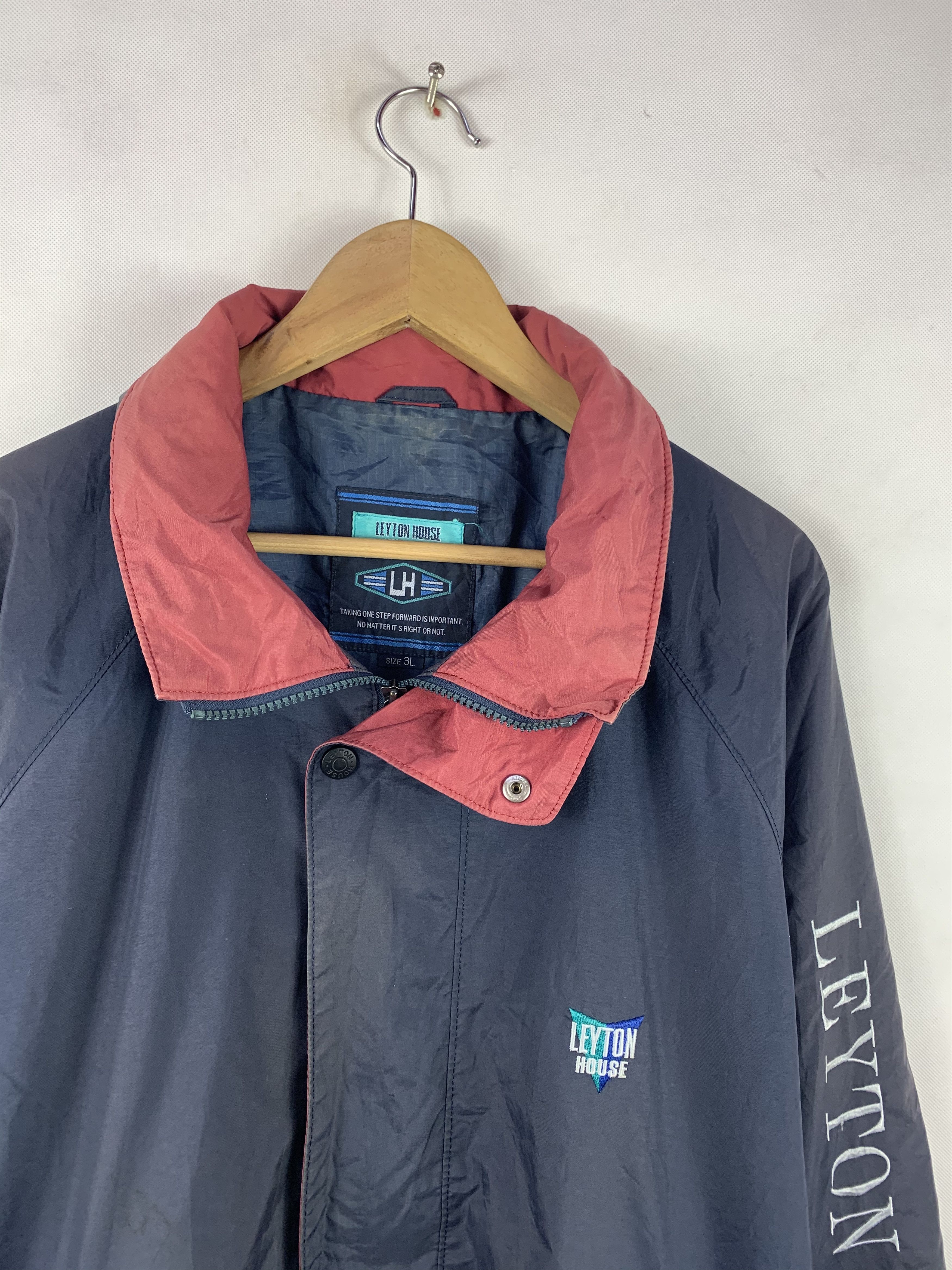 Japanese Brand 🔥Vintage Leyton House Light Zipper Jacket Size US XL / EU 56 / 4 - 3 Thumbnail