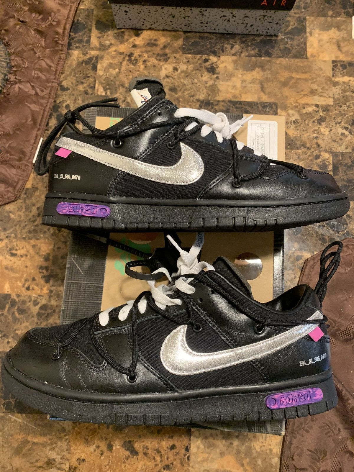 dunk low off white 5