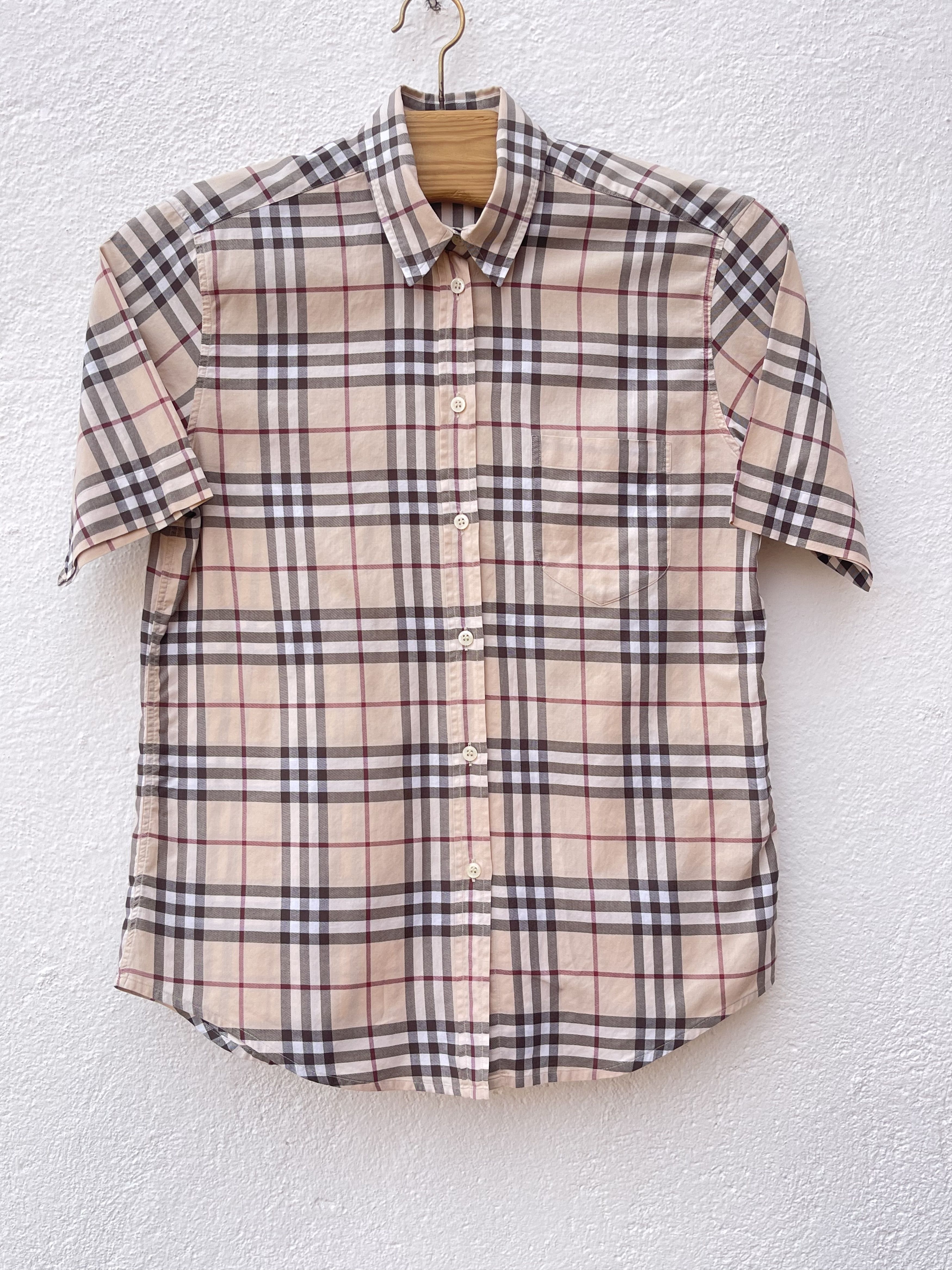 Burberry 🔥Burberry novacheck women shirt summer size 10us 14uk Size L / US 10 / IT 46 - 2 Thumbnail
