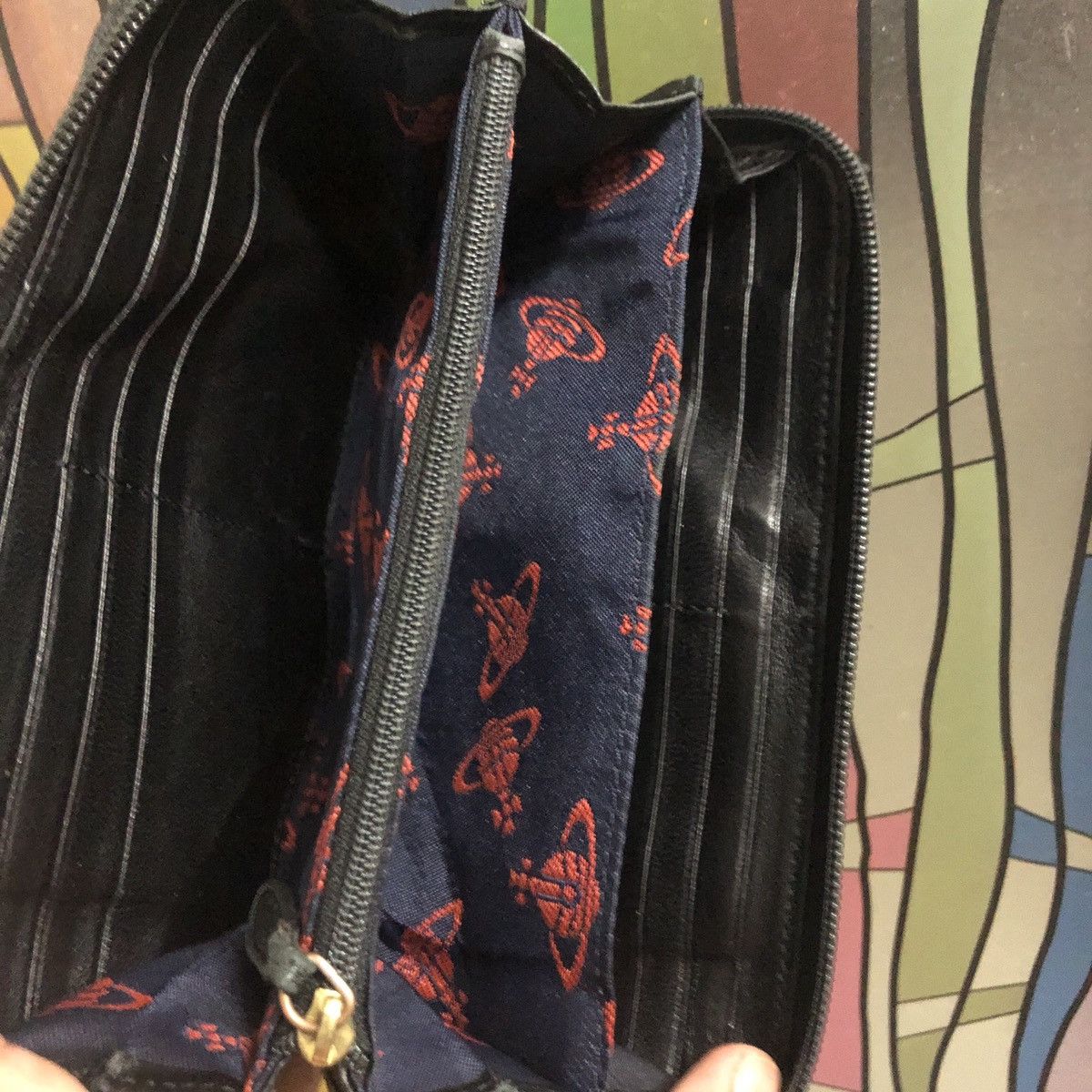 Vivienne Westwood Vivien Westwood Leather Wallet Size ONE SIZE - 4 Thumbnail