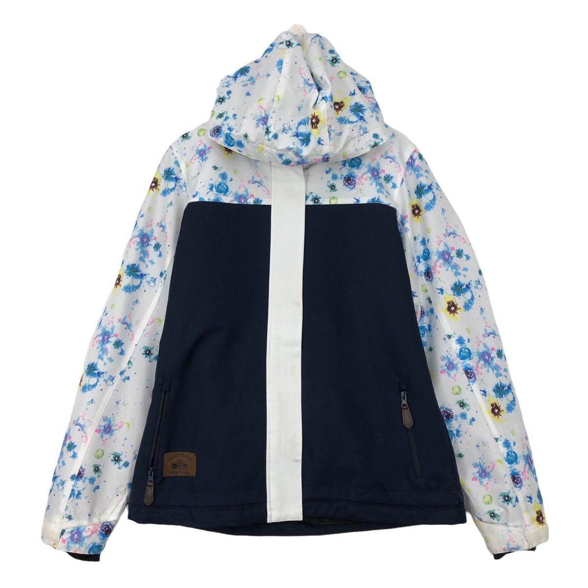 Vtg GERRY COSBY Flora Hoodie Jacket Puffer Trench Coat