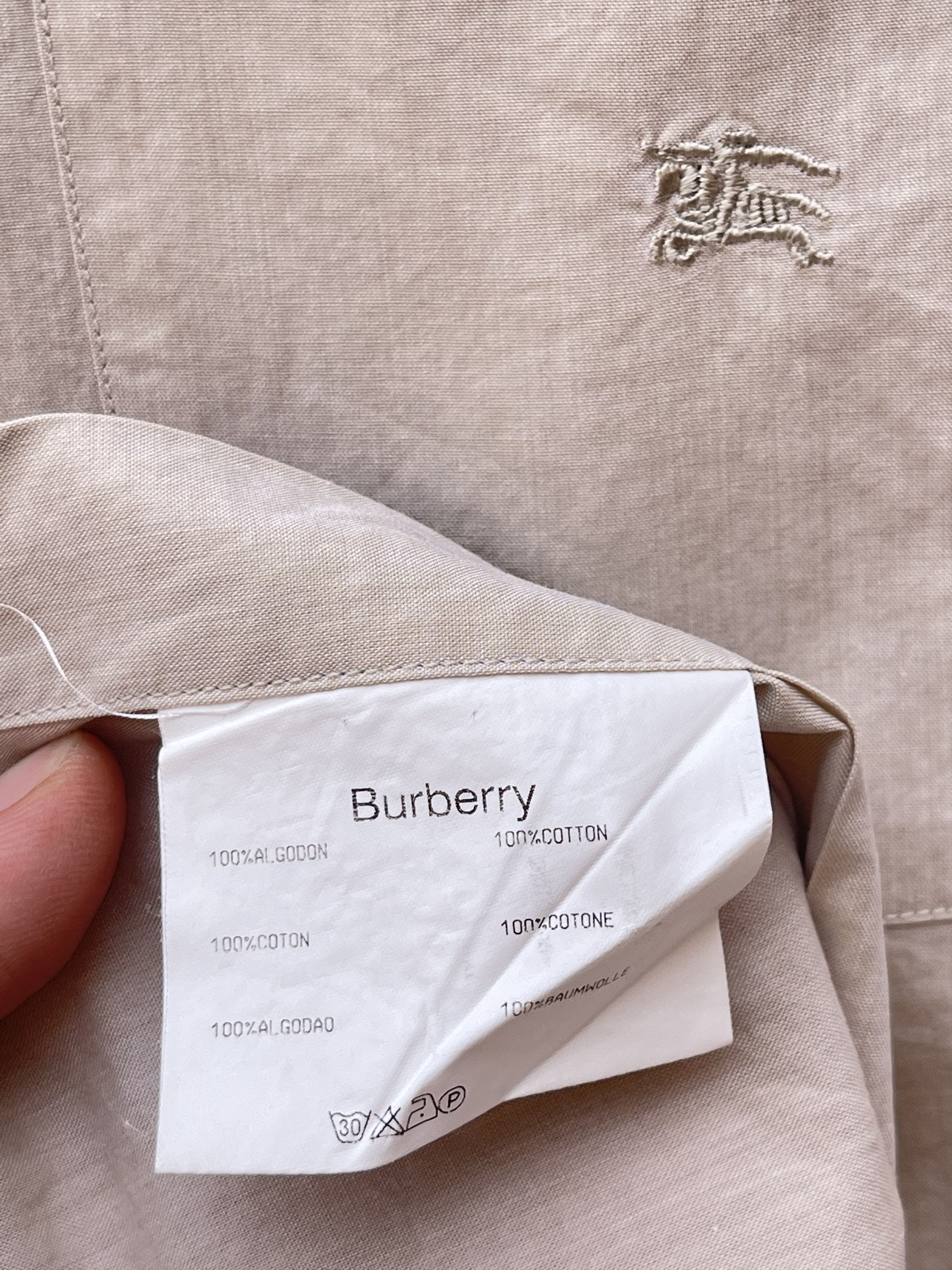 Burberry 🔥Burberry shirt tshirt beige summer size xl Size US XL / EU 56 / 4 - 7 Thumbnail