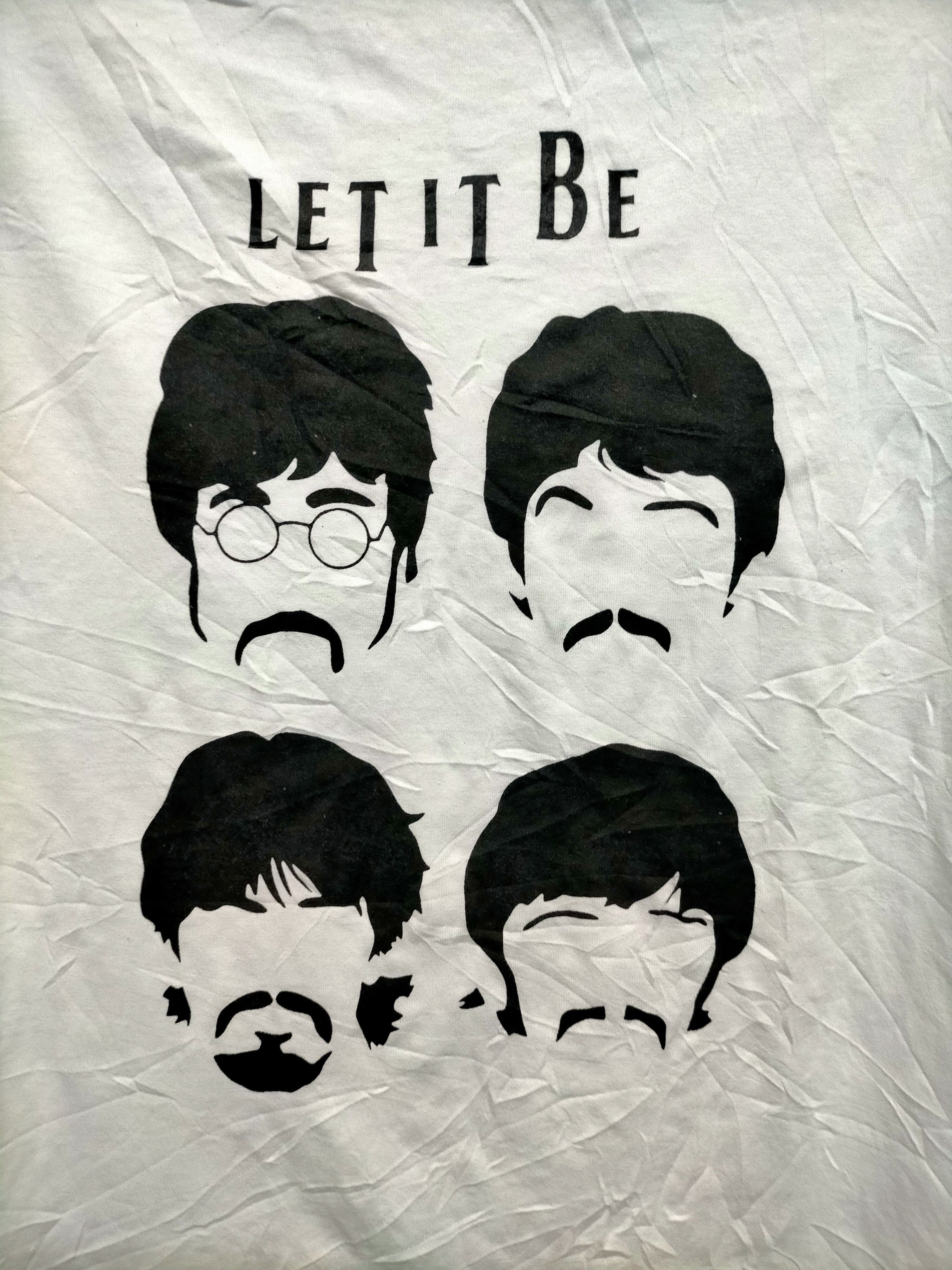 Band Tees × Vintage The Beatles Let it be tee Size US XL / EU 56 / 4 - 2 Thumbnail