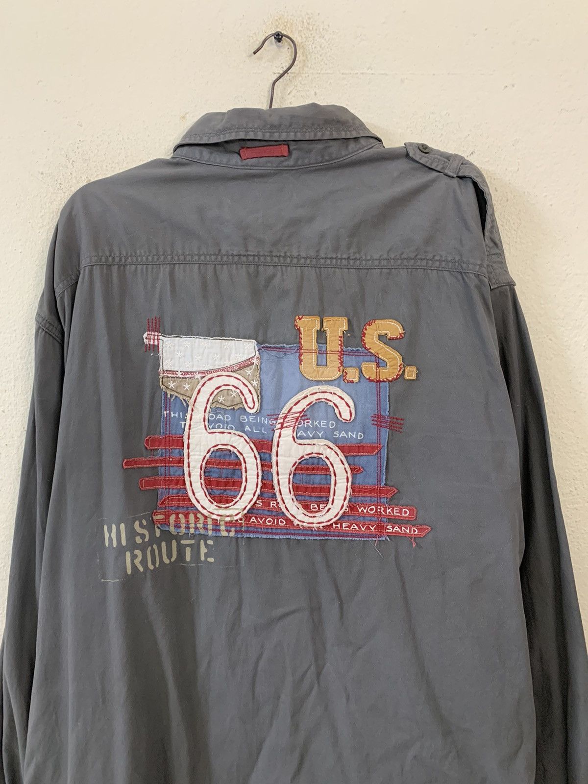 Avirex Vintage Avirex Hi Storic Route Big Size Shirt Size US XXL / EU 58 / 5 - 4 Thumbnail