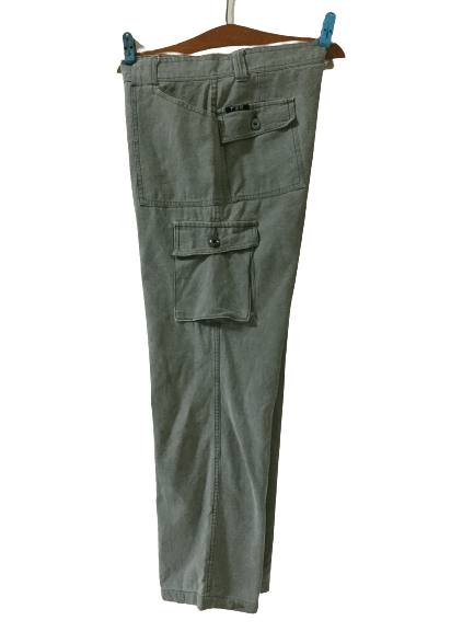 Japanese Brand Top Three Multipocket Cargo Pants Size US 35 - 7 Thumbnail