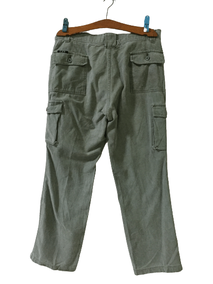 Japanese Brand Top Three Multipocket Cargo Pants Size US 35 - 4 Thumbnail