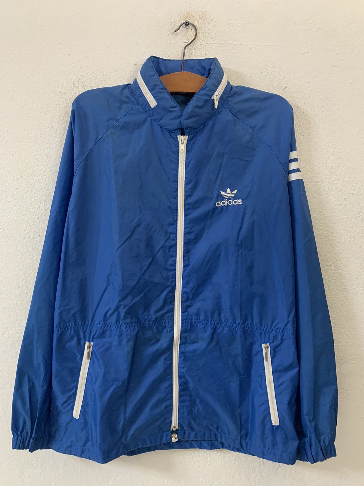 Adidas Adidas Three Stripes Windbreaker Jacket Size US L / EU 52-54 / 3 - 1 Thumbnail