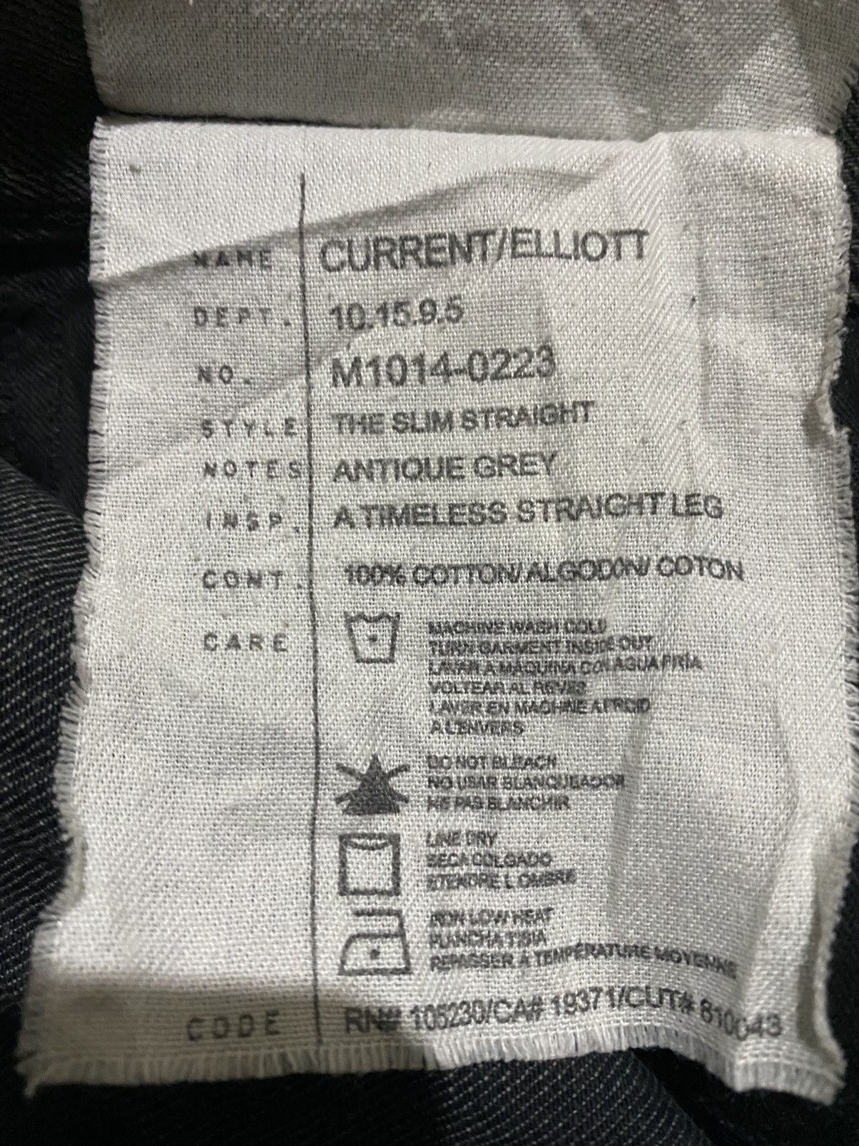 Current/Elliot 💥Vintage Current/Elliott Black Denim Size US 34 / EU 50 - 9 Thumbnail