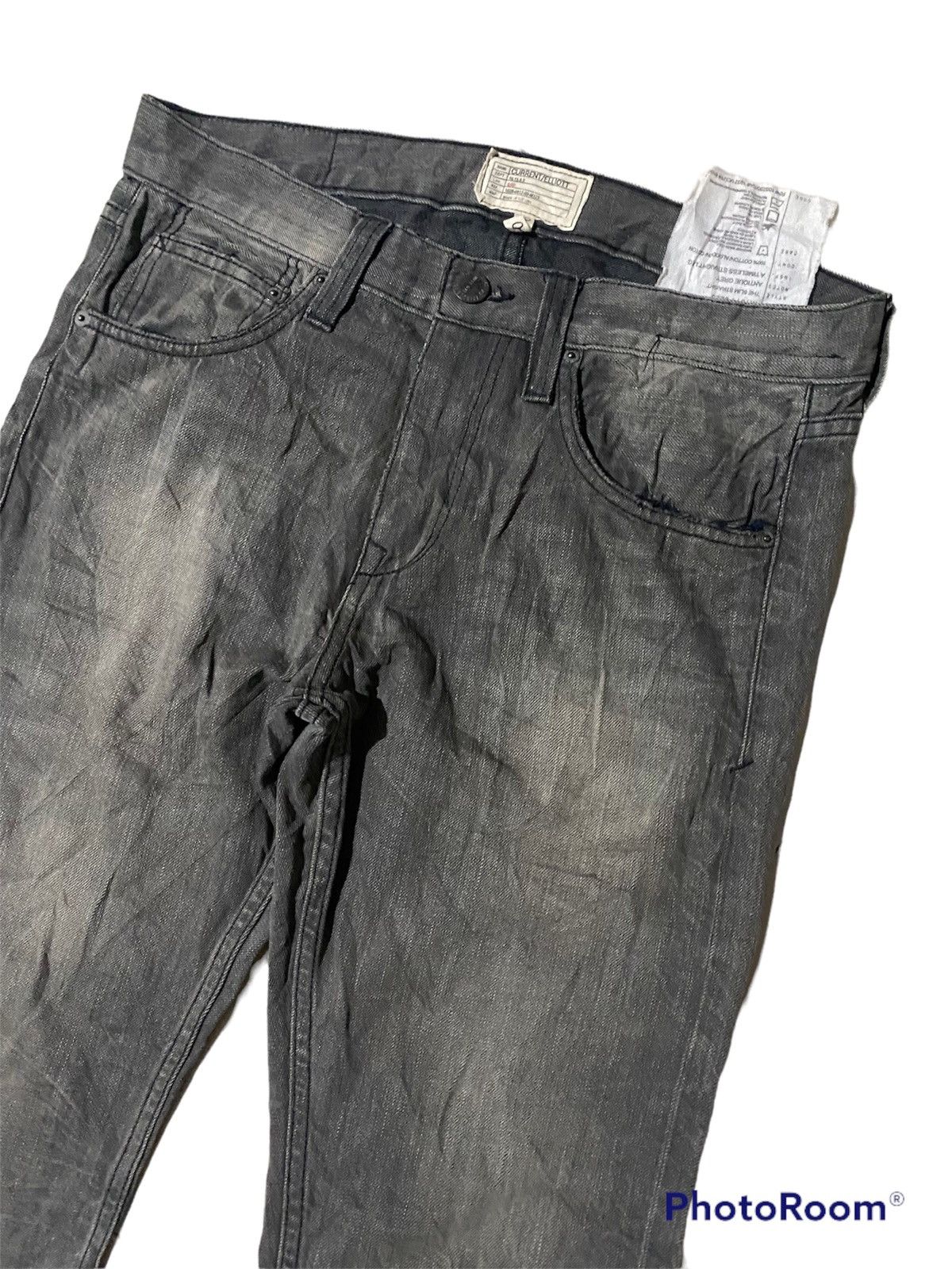 Current/Elliot 💥Vintage Current/Elliott Black Denim Size US 34 / EU 50 - 2 Thumbnail