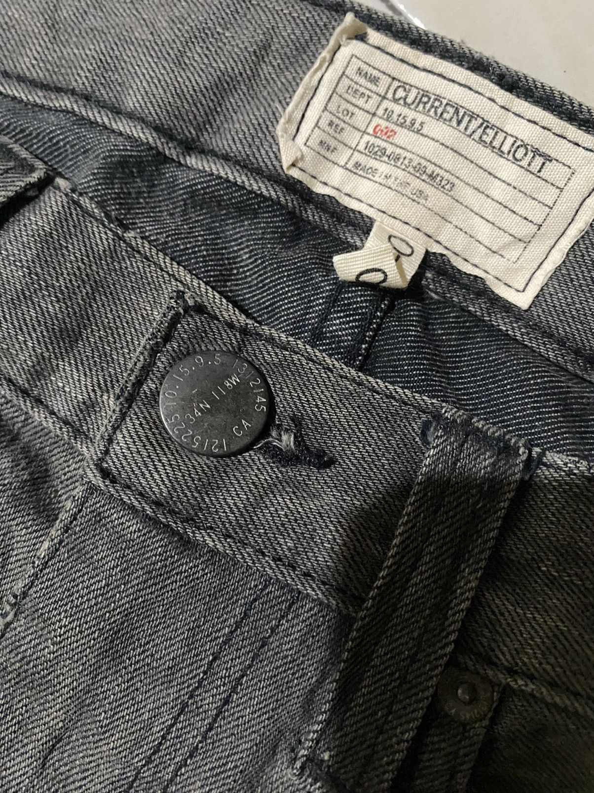 Current/Elliot 💥Vintage Current/Elliott Black Denim Size US 34 / EU 50 - 8 Thumbnail