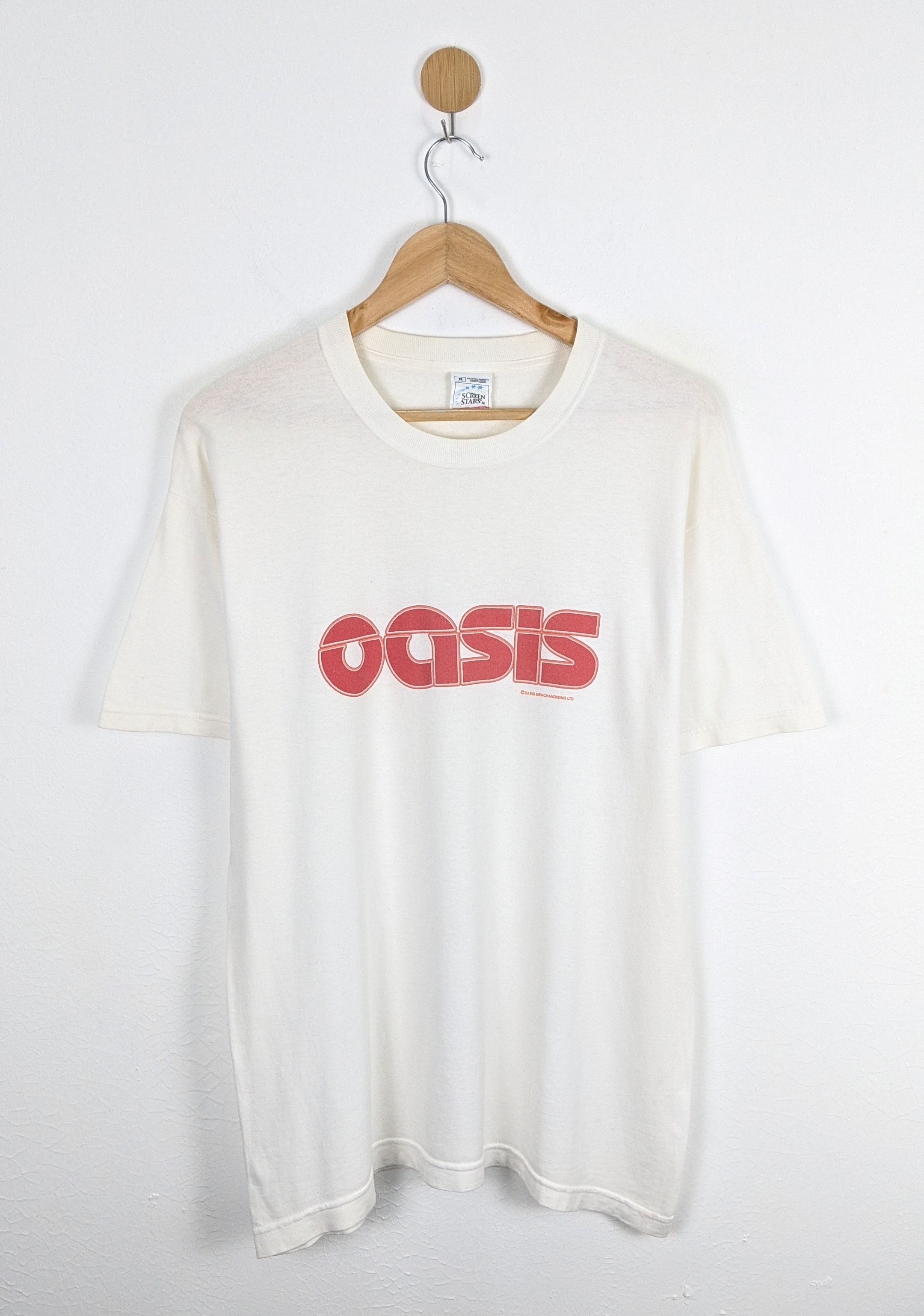 Vintage Oasis Britpop band shirt