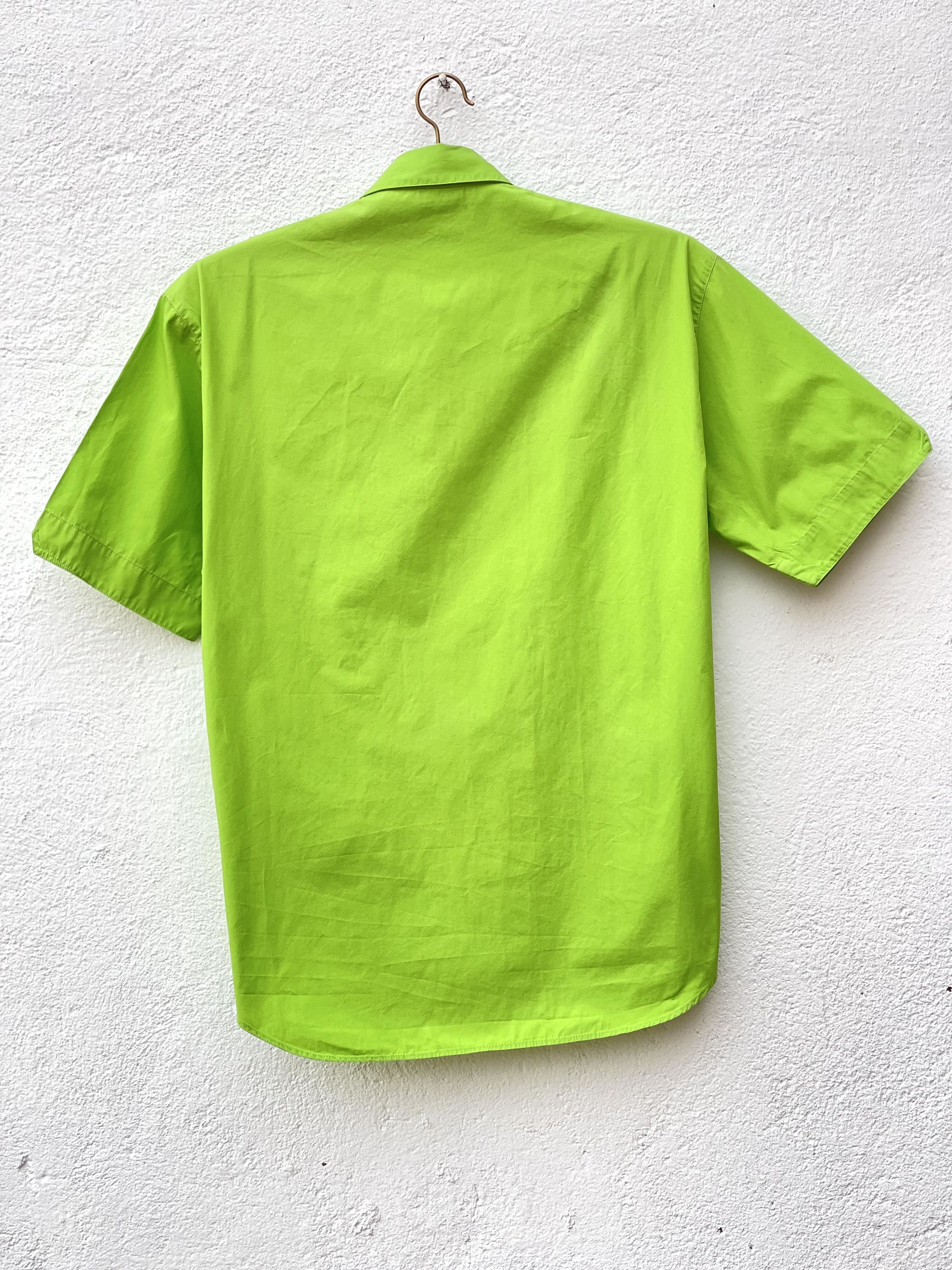 Versace 🔥vintage Versace shirt green summer size L Size US XL / EU 56 / 4 - 4 Thumbnail