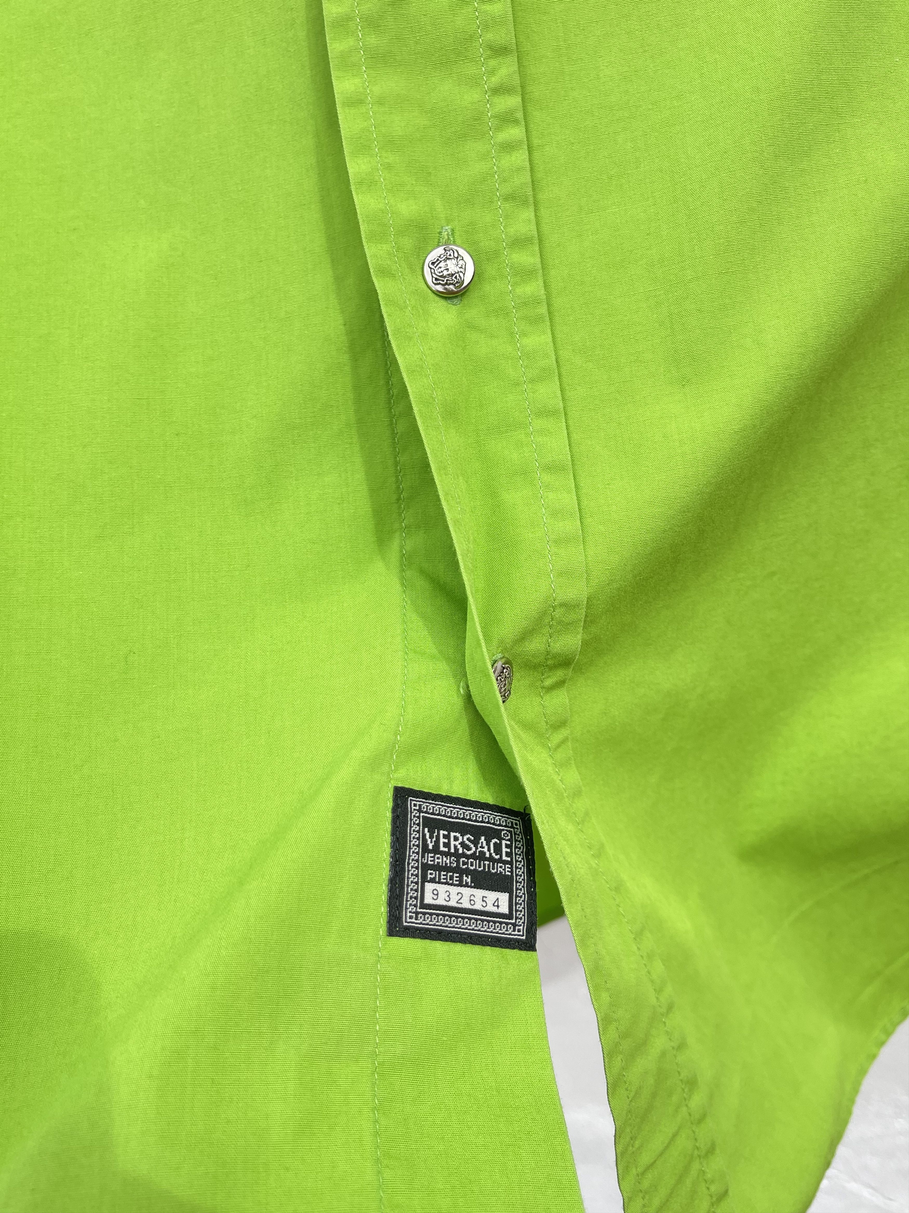 Versace 🔥vintage Versace shirt green summer size L Size US XL / EU 56 / 4 - 5 Thumbnail