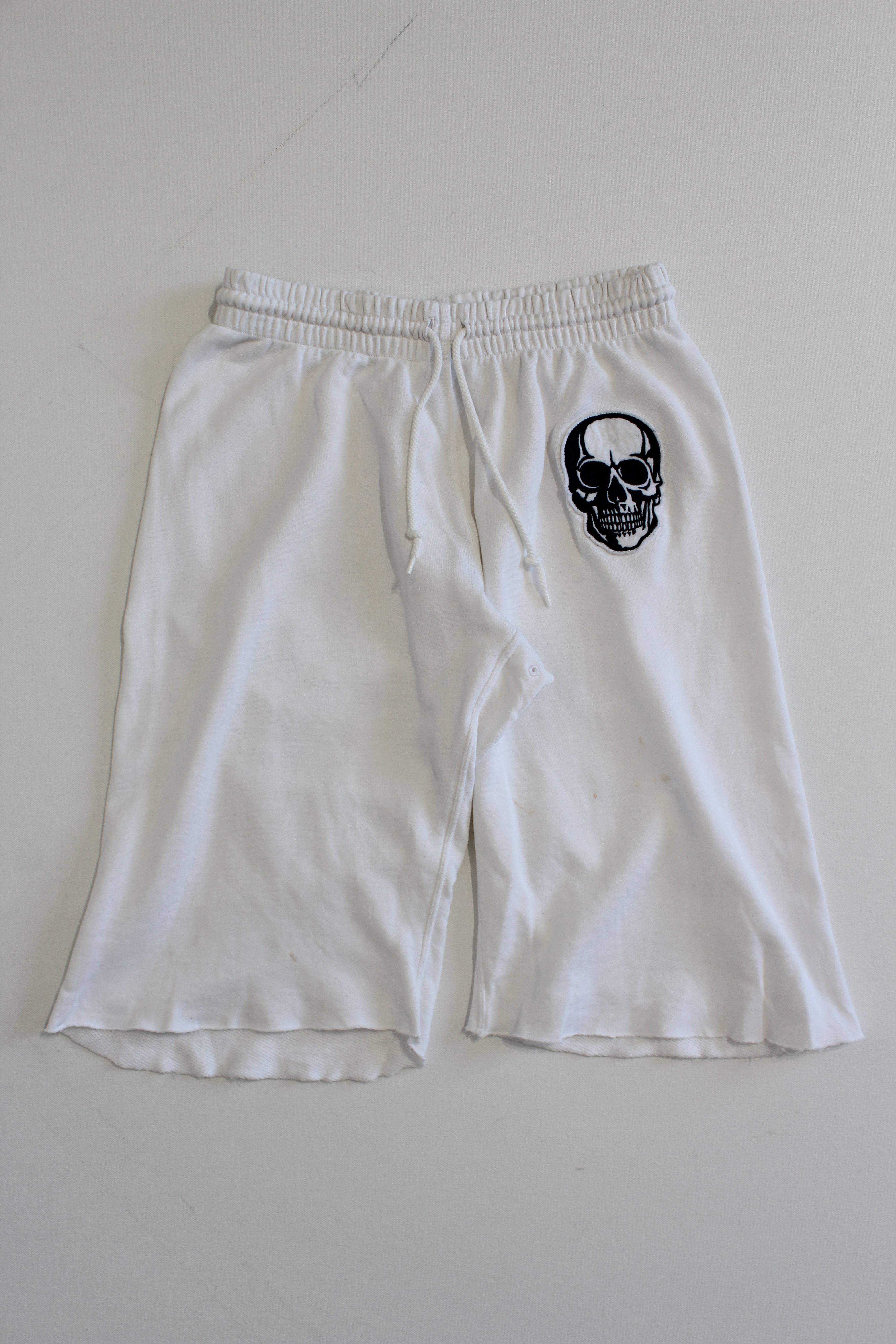 Number (N)ine Number (N)ine Double Skull Shorts White | Grailed