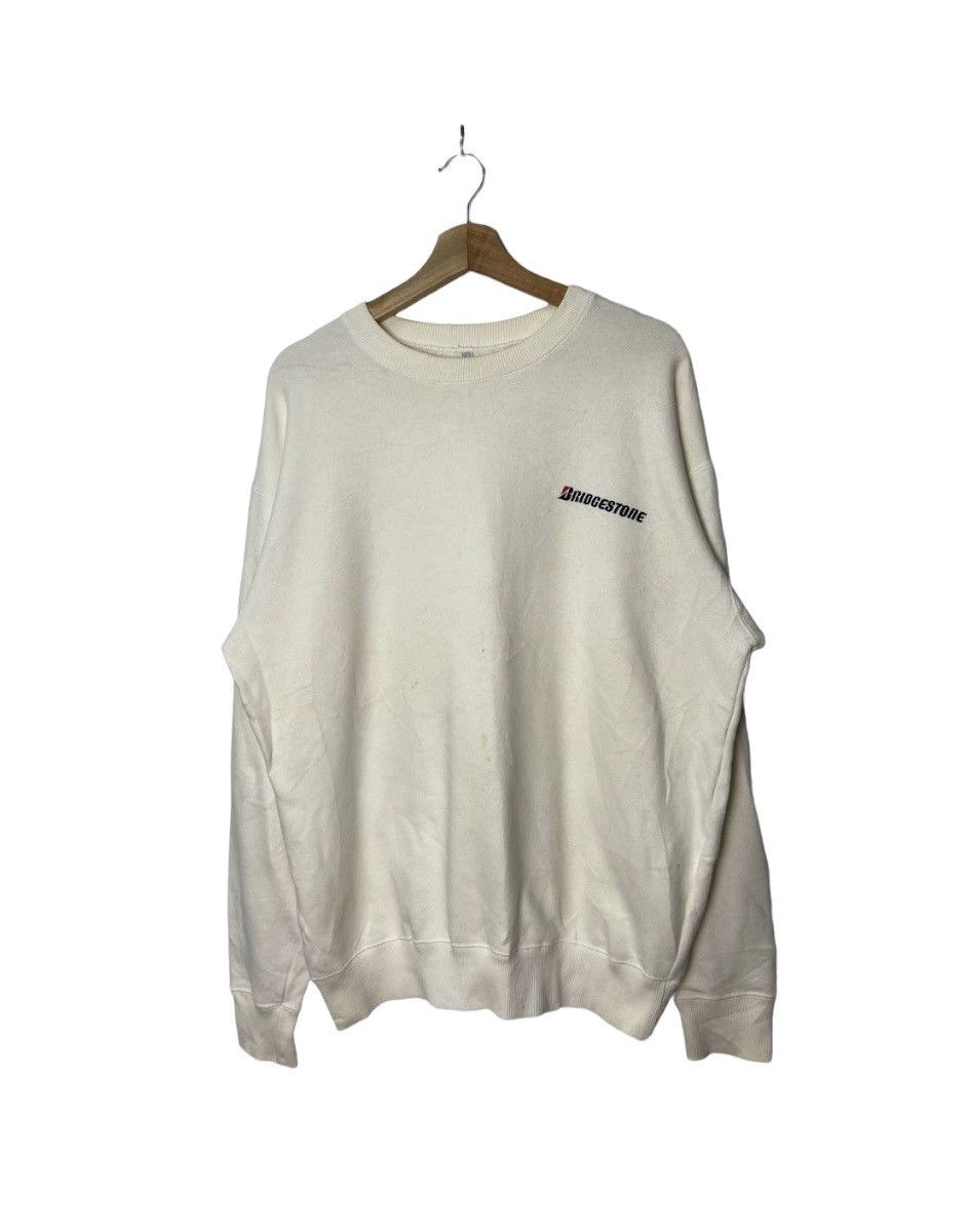 Japanese Brand Vintage 90s Bridgestone Sweatshirt Size US L / EU 52-54 / 3 - 1 Thumbnail
