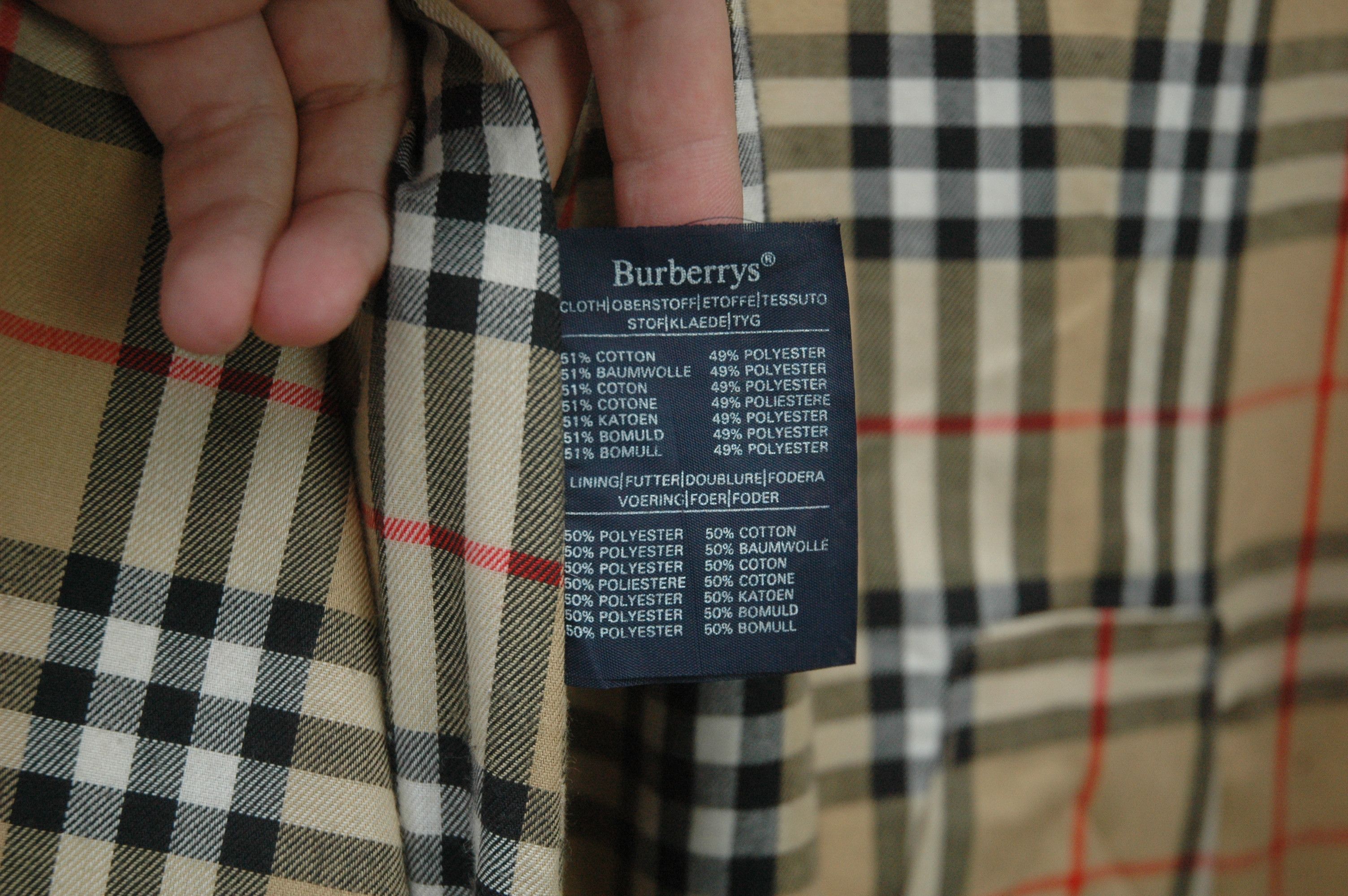 Burberry Burberrys Vintage Double Breasted Nova Check Trench Coat Size XL / US 12-14 / IT 48-50 - 13 Thumbnail