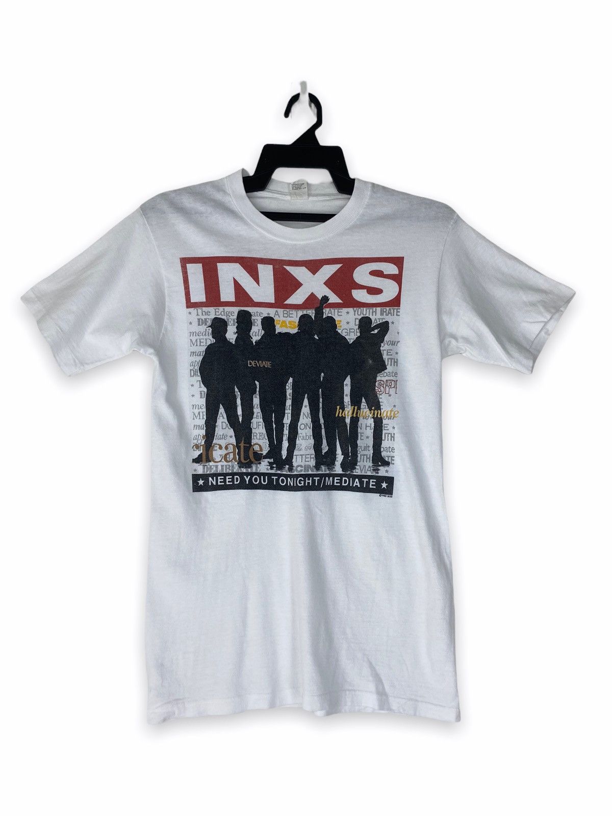 Band Tees Vintage rare 1988 INXS Size US M / EU 48-50 / 2 - 1 Thumbnail
