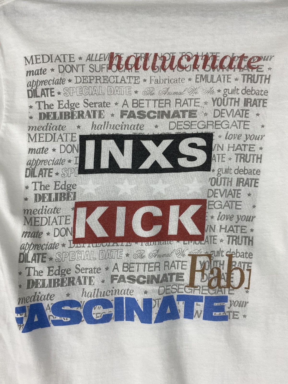 Band Tees Vintage rare 1988 INXS Size US M / EU 48-50 / 2 - 6 Thumbnail