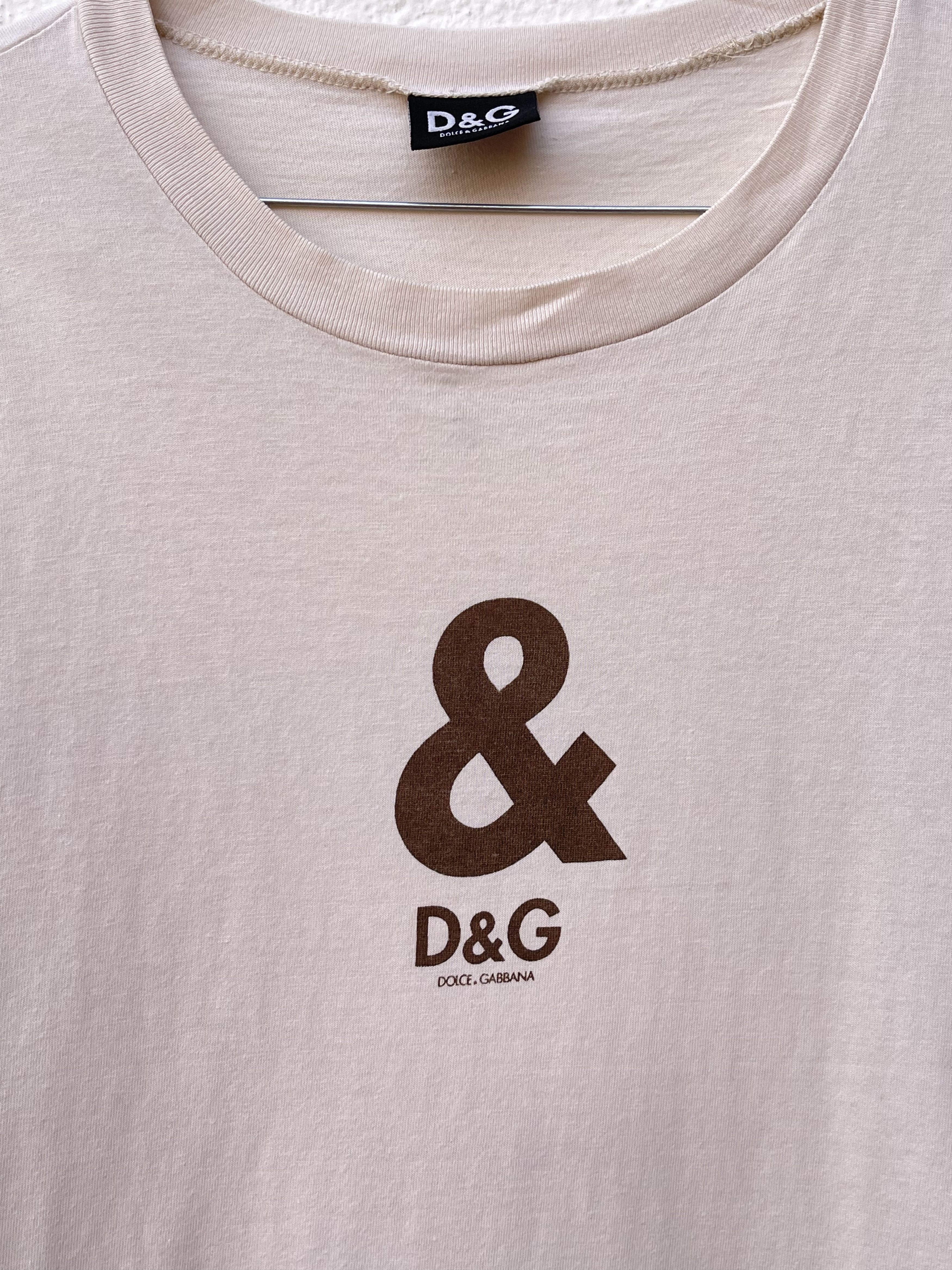 Dolce & Gabbana 🔥D&G short sleeved tshirt beige summer size Small Size US S / EU 44-46 / 1 - 2 Thumbnail