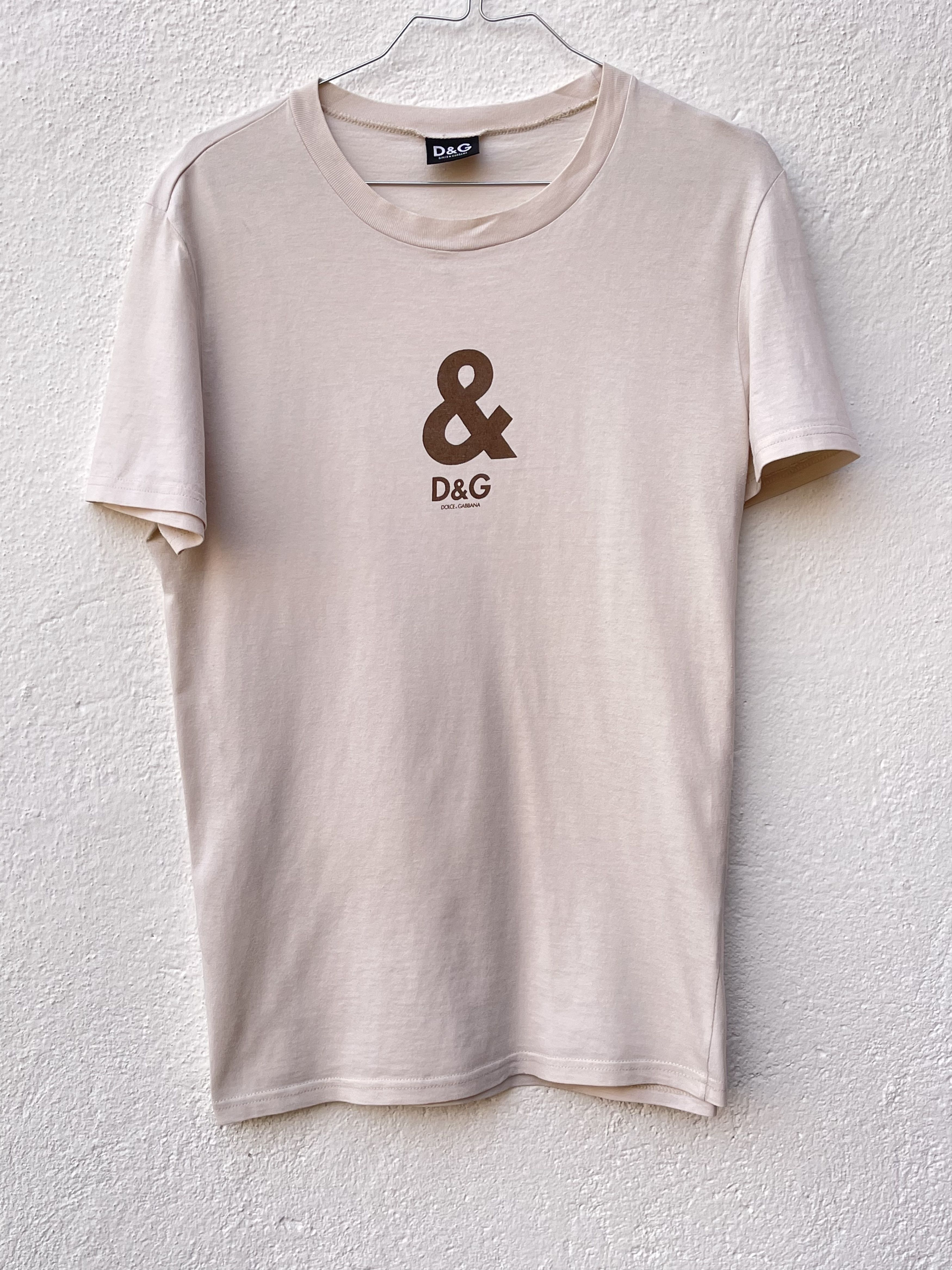 Dolce & Gabbana 🔥D&G short sleeved tshirt beige summer size Small Size US S / EU 44-46 / 1 - 1 Thumbnail