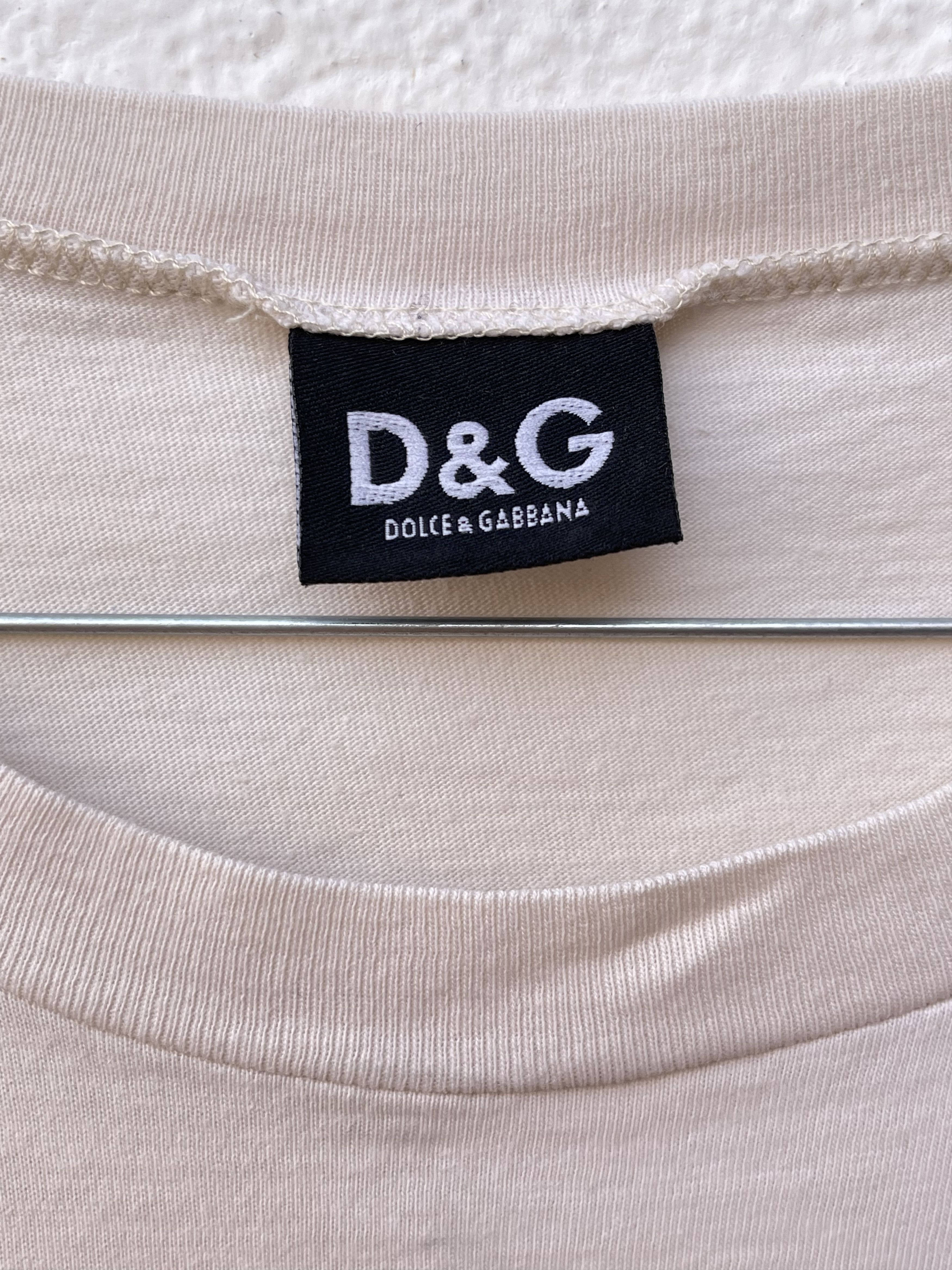 Dolce & Gabbana 🔥D&G short sleeved tshirt beige summer size Small Size US S / EU 44-46 / 1 - 4 Thumbnail