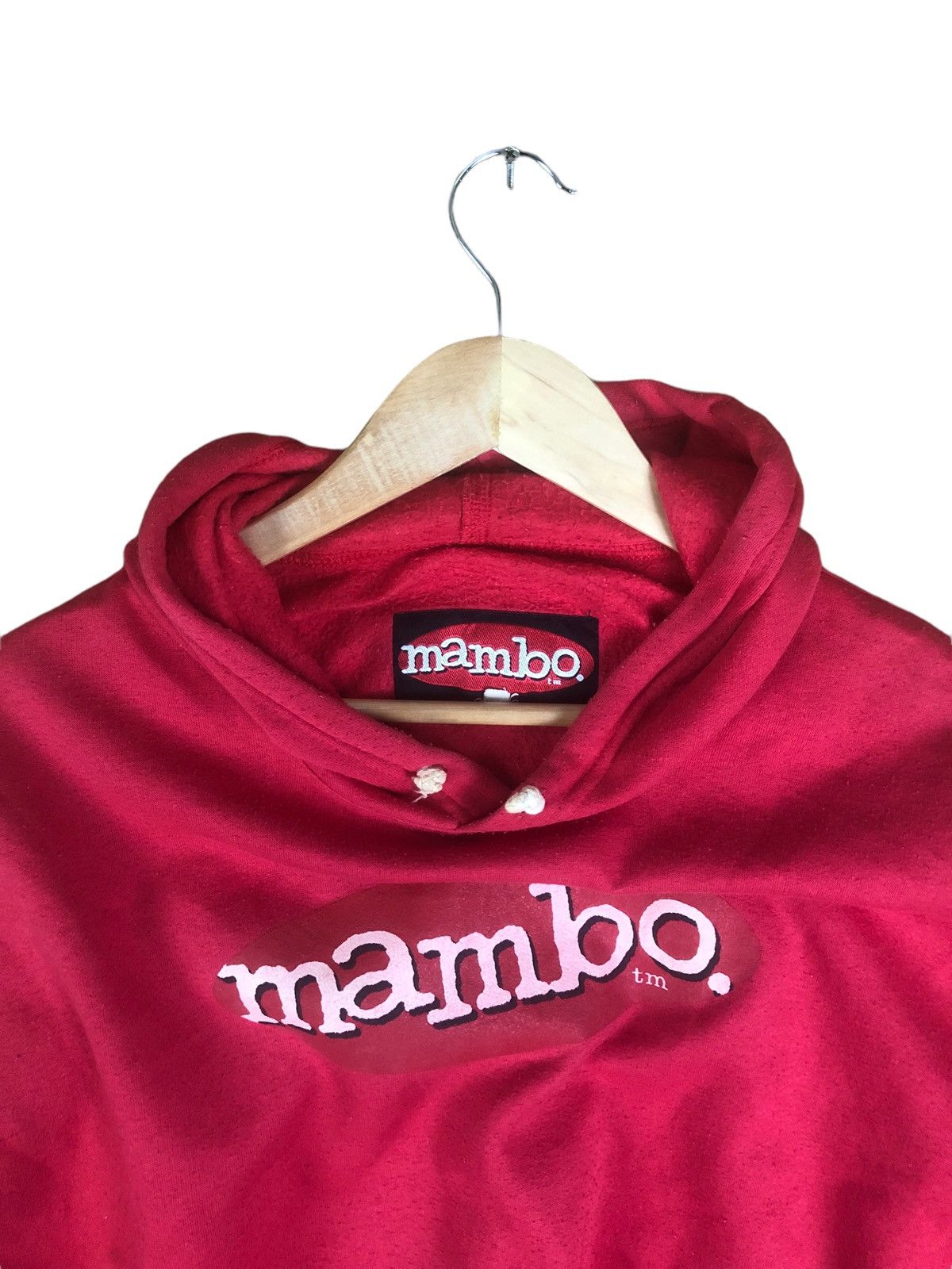 Mambo × Vintage Vintage MAMBO Big Logo Spell out Hoodies Pullover Size US XL / EU 56 / 4 - 6 Thumbnail