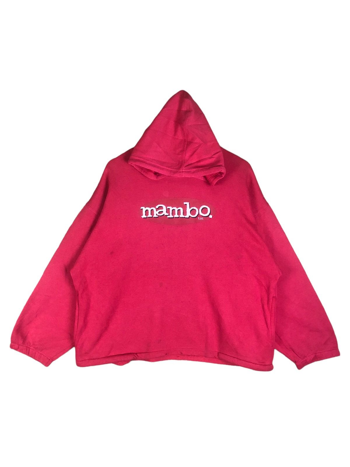 Mambo × Vintage Vintage MAMBO Big Logo Spell out Hoodies Pullover Size US XL / EU 56 / 4 - 1 Thumbnail