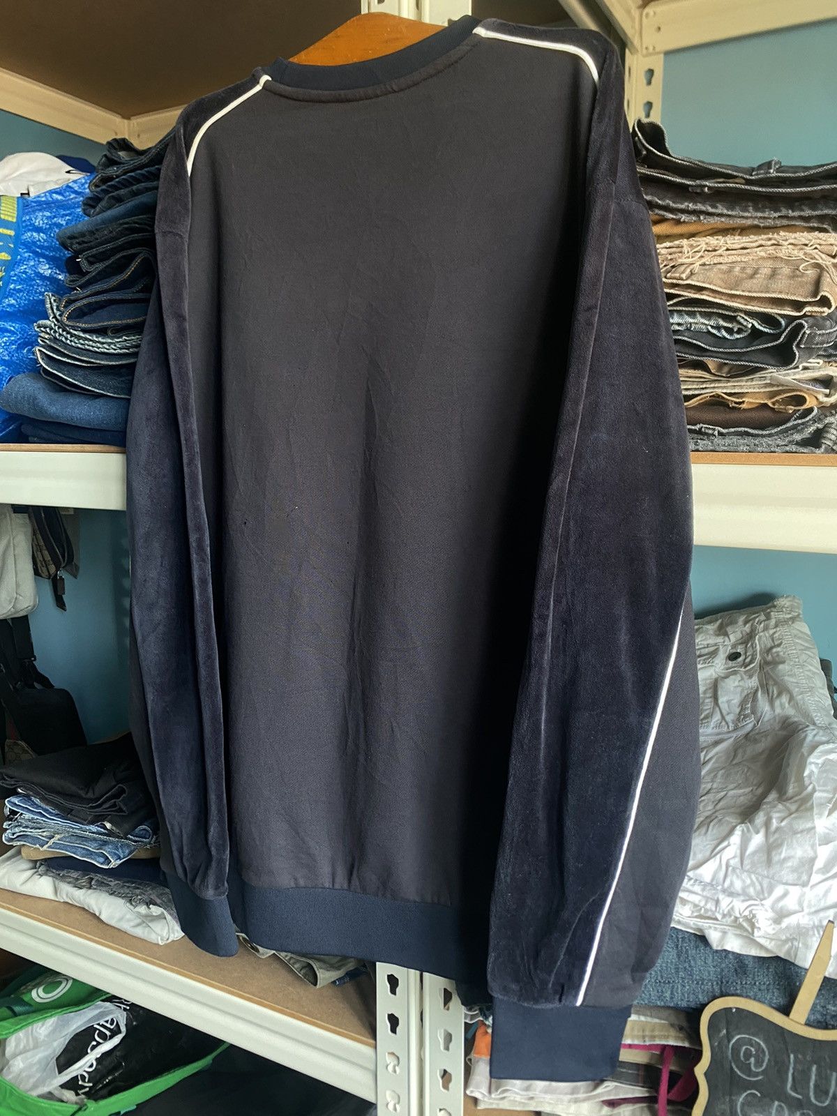 Armani Exchange × Vintage Vintage Armani Exchange Velvet Sweatshirt Size US S / EU 44-46 / 1 - 5 Thumbnail