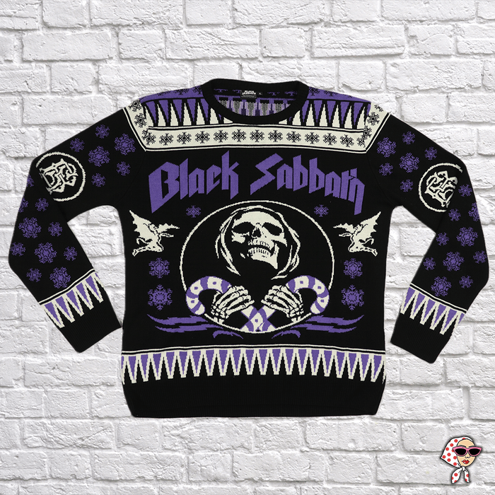 Black Sabbath Black Sabbath Christmas Winter Sweater Jumper Grailed