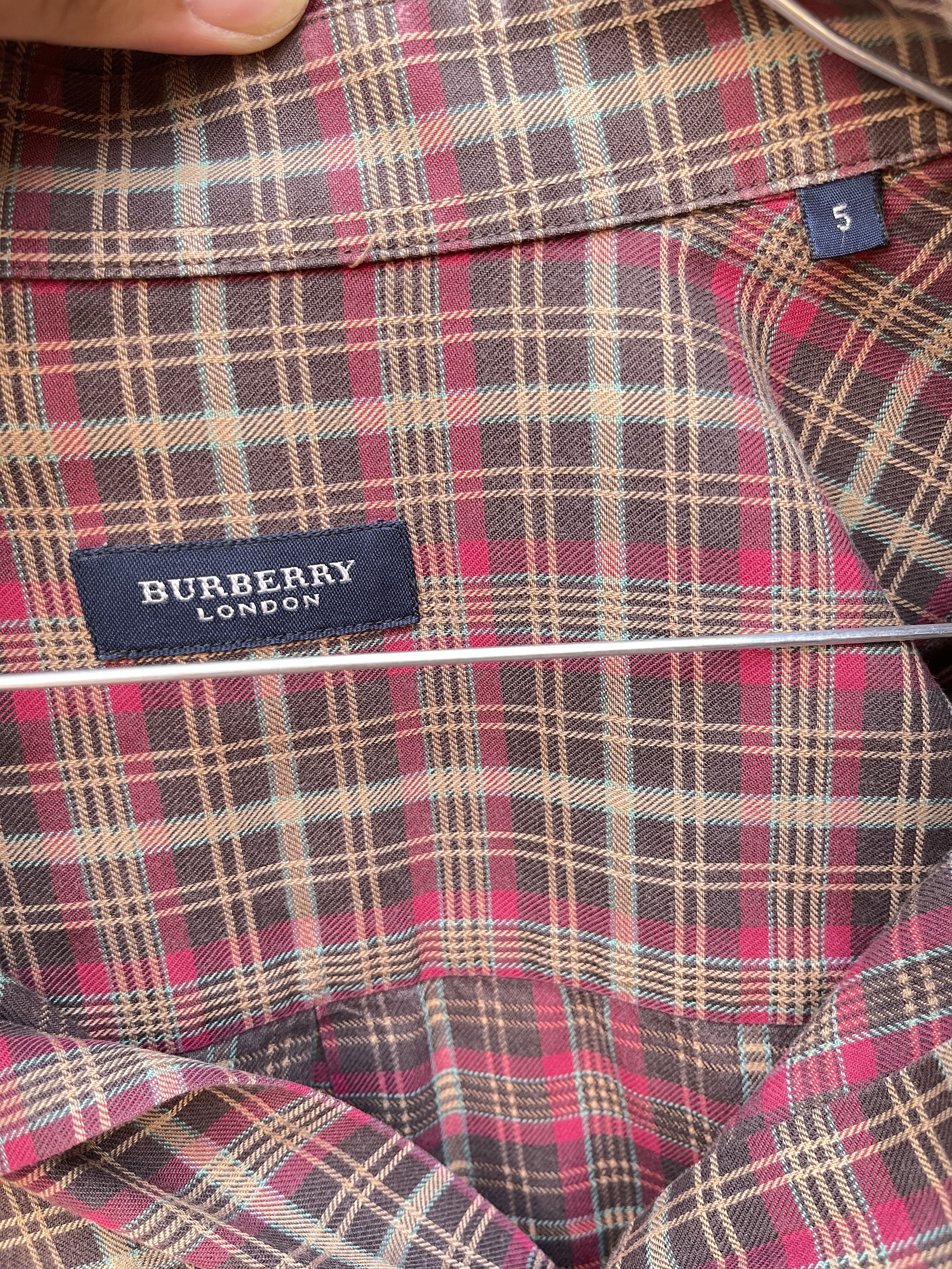 Burberry 🔥Burberry plaid shirt size xl Size US XL / EU 56 / 4 - 7 Thumbnail