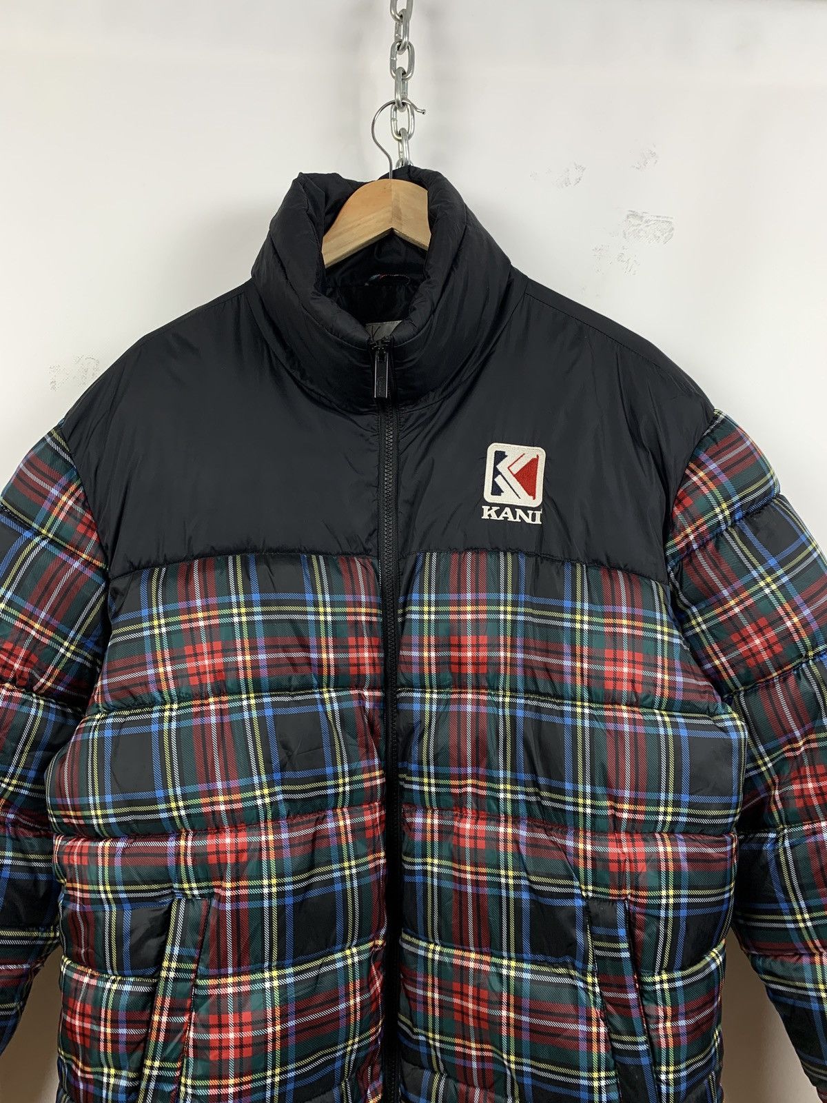 Karl Kani Karl Kani Checkered Plaid Puffer Jacket Size US XL / EU 56 / 4 - 4 Thumbnail