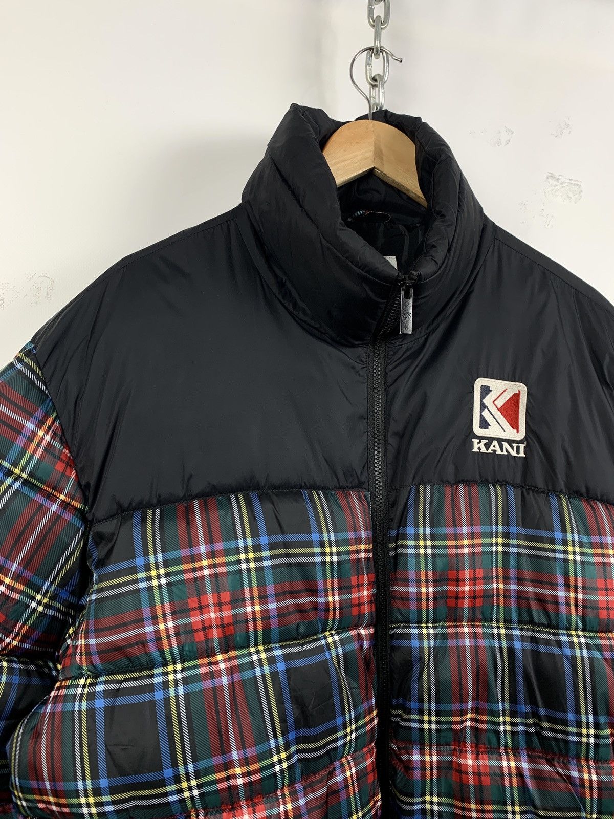 Karl Kani Karl Kani Checkered Plaid Puffer Jacket Size US XL / EU 56 / 4 - 6 Thumbnail
