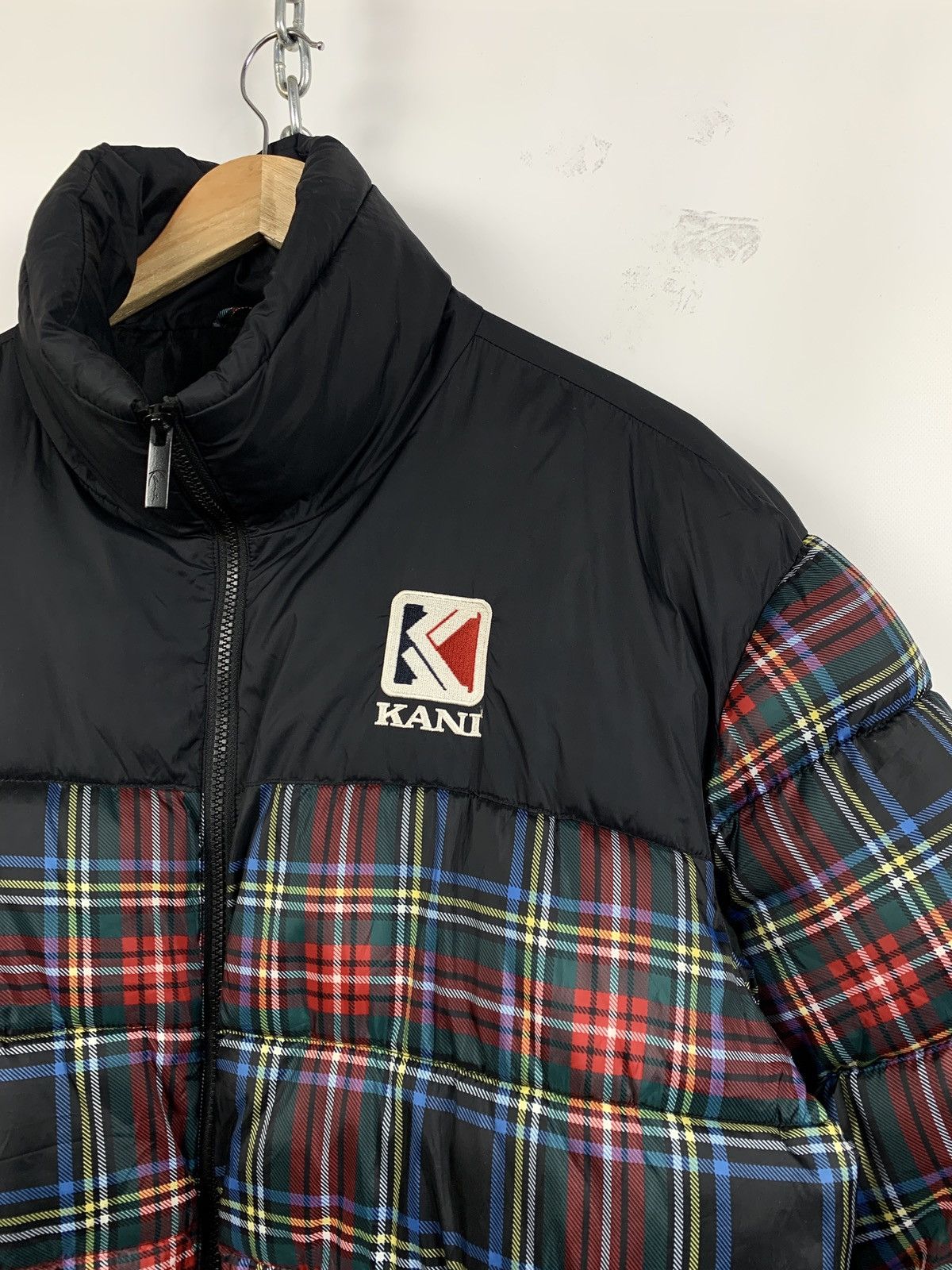 Karl Kani Karl Kani Checkered Plaid Puffer Jacket Size US XL / EU 56 / 4 - 5 Thumbnail