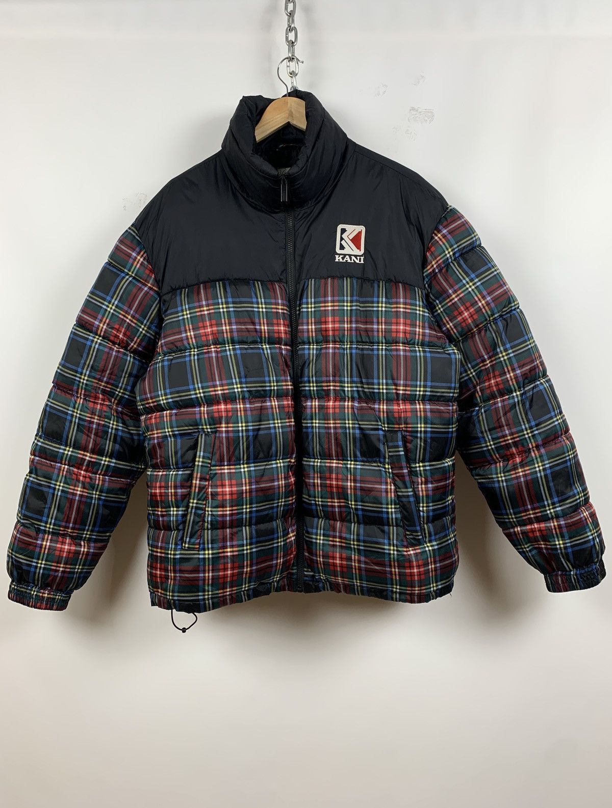 Karl Kani Karl Kani Checkered Plaid Puffer Jacket Size US XL / EU 56 / 4 - 1 Thumbnail