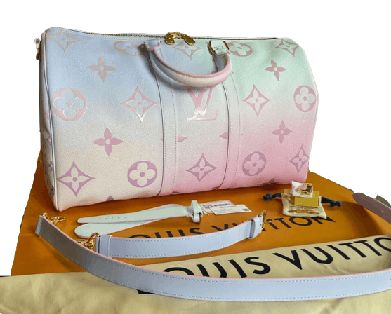 Louis Vuitton, Bags, Sold Louis Vuitton Pastel Sunrise Limited Edition  Keepall 45 Nwt