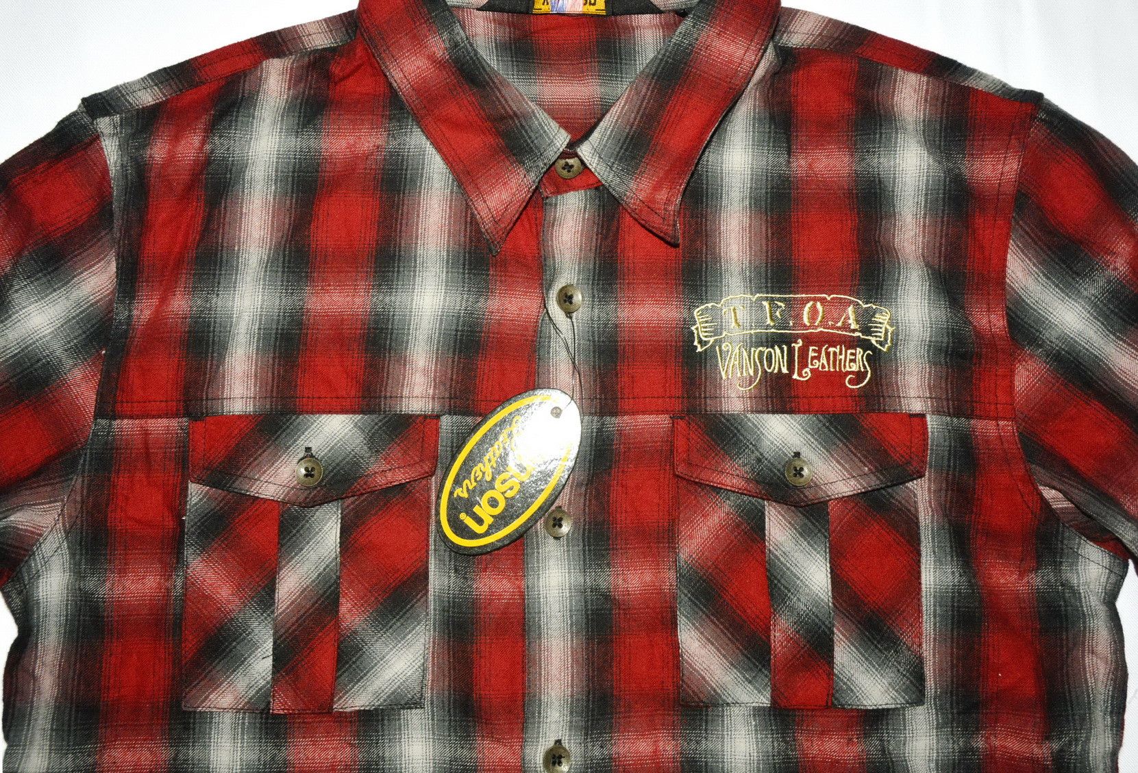 VANSON x Shadow Plaid Shirt NOS