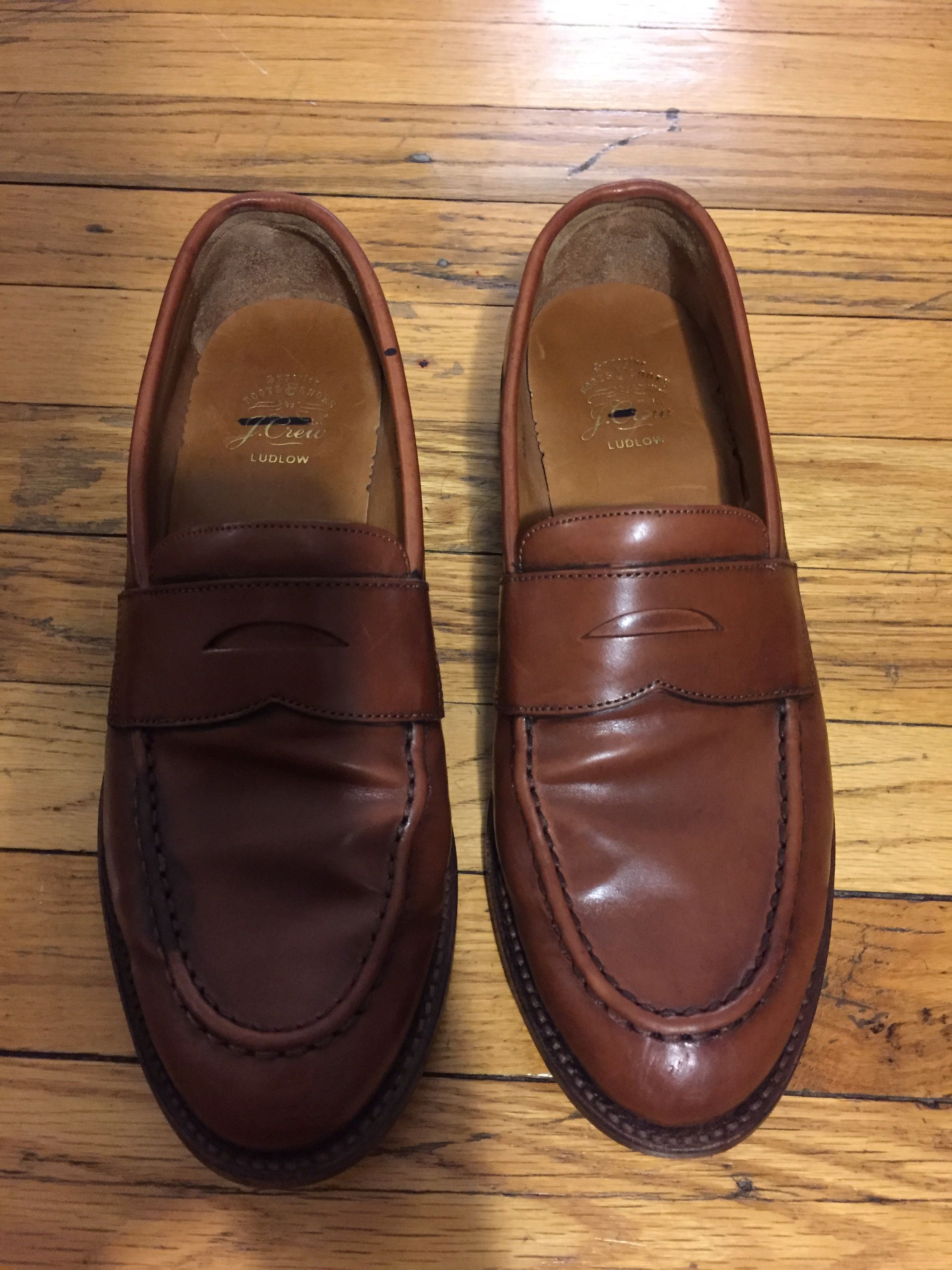 J.Crew Ludlow Penny Loafer (English Tan) Size US 9 / EU 42 - 2 Preview