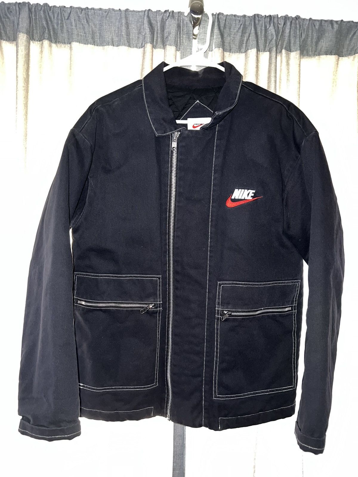 Supreme Supreme x Nike Double Zipped Quilted Work Jacket | Grailed
