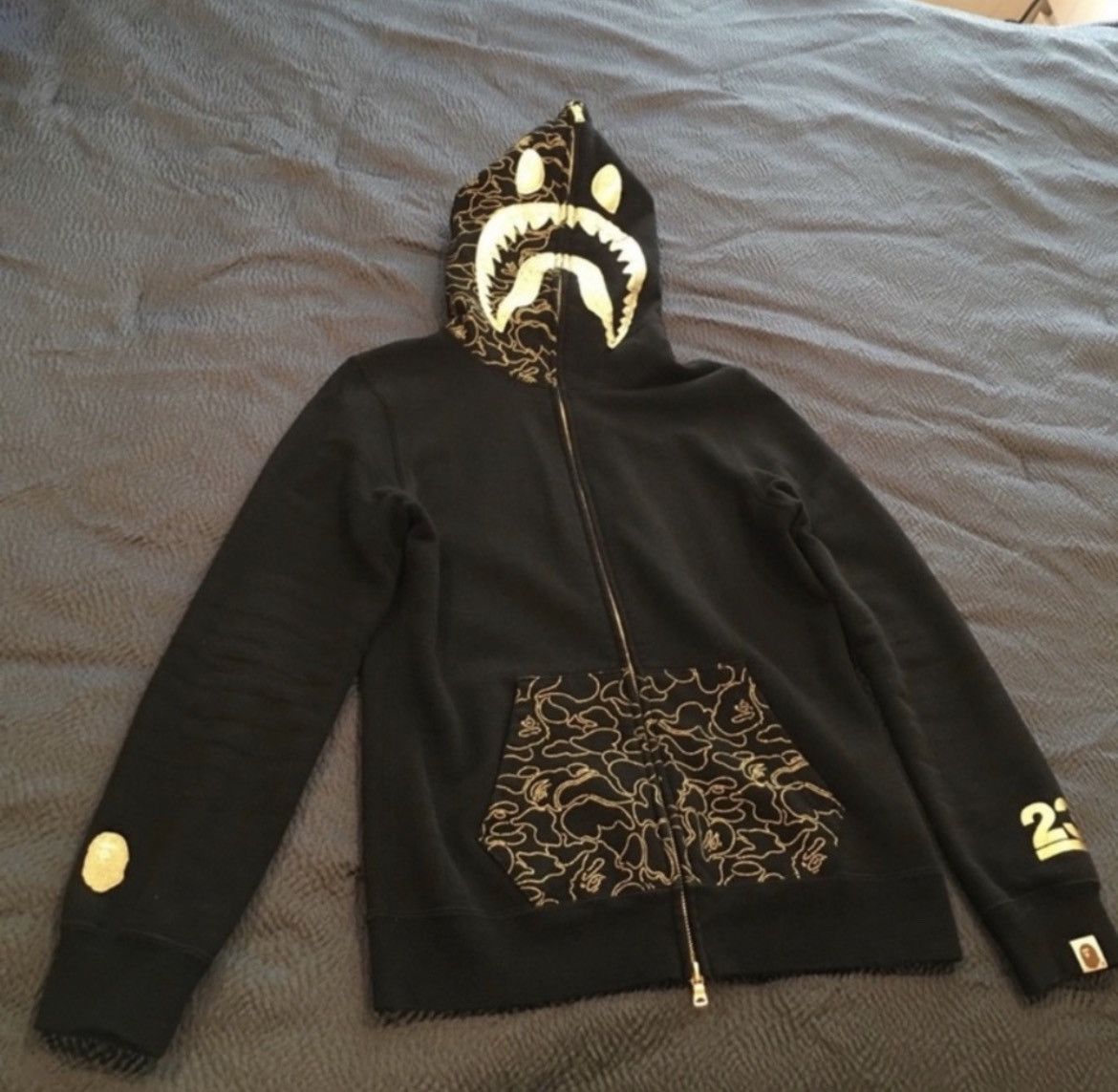 Bape BAPE Shark Hoodie 23rd Anniversary Grailed