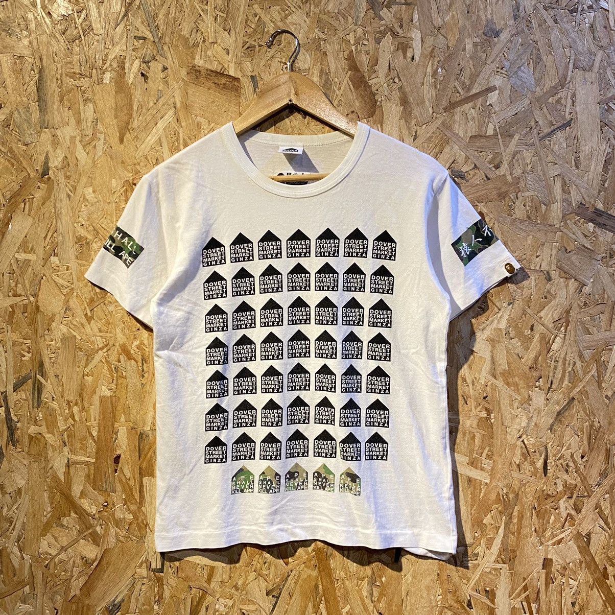 Bape × Dover Street Market COLLABORATION‼️A Bathing Ape X Dover Street Market T-Shirt Size M / US 6-8 / IT 42-44 - 1 Thumbnail