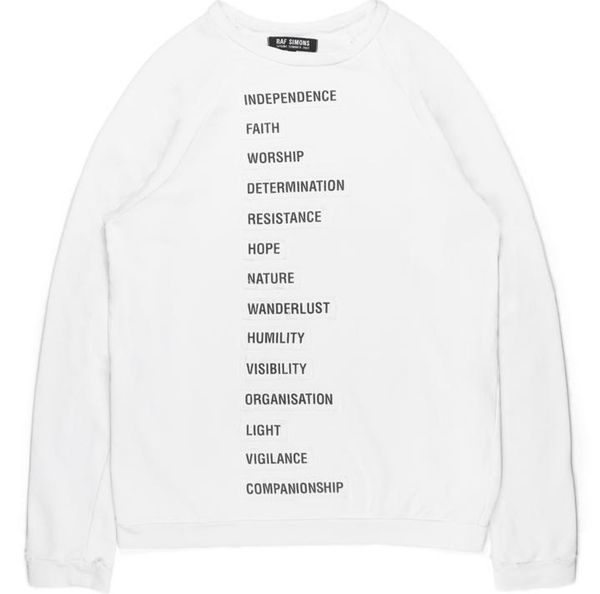 raf simons archive redux sweater