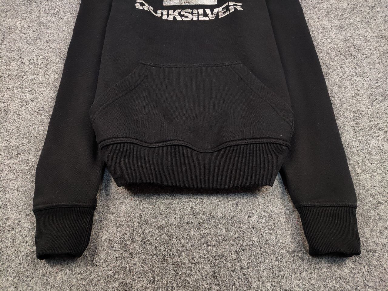 Quiksilver Vintage 90's Quiksilver Black Big Logo Hoodie Sweatshirt Size US L / EU 52-54 / 3 - 9 Thumbnail