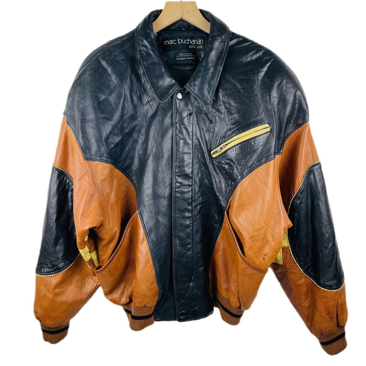 Marc Buchanan Pelle Pelle Vintage Vintage Marc Buchanan Pelle Pelle Soda Club Jacket Grailed