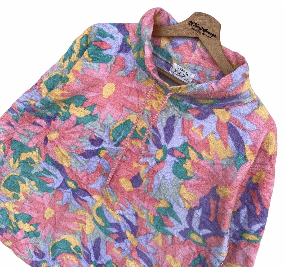 Japanese Brand × Vintage Vtg Art Stadium CP Assymetrical Multicolour Fleeve Jacket Size US L / EU 52-54 / 3 - 3 Thumbnail